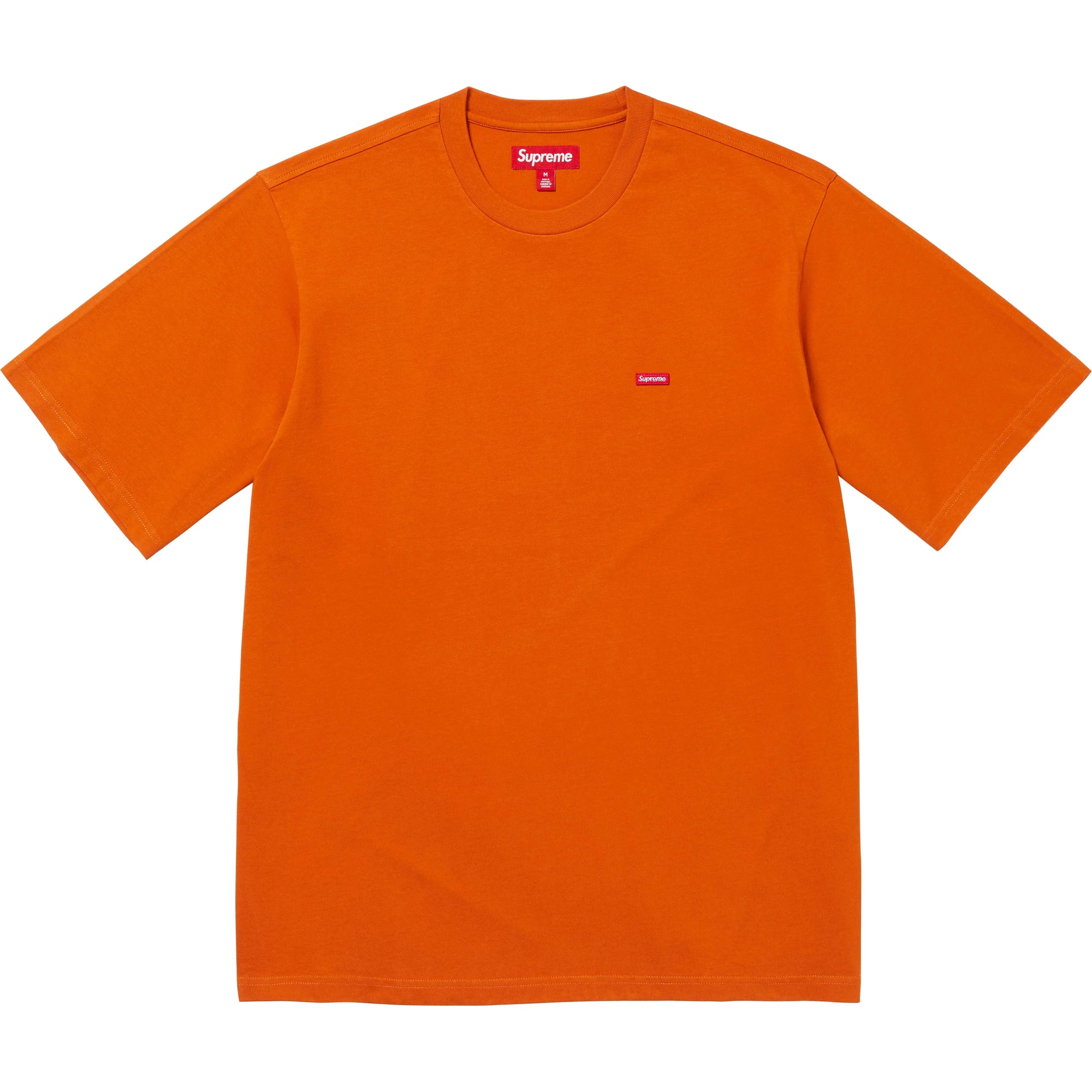 Supreme FW24 Small Box Logo T-Shirt in Rust - Stylish Streetwear for Casual Outfits & Urban Fashion