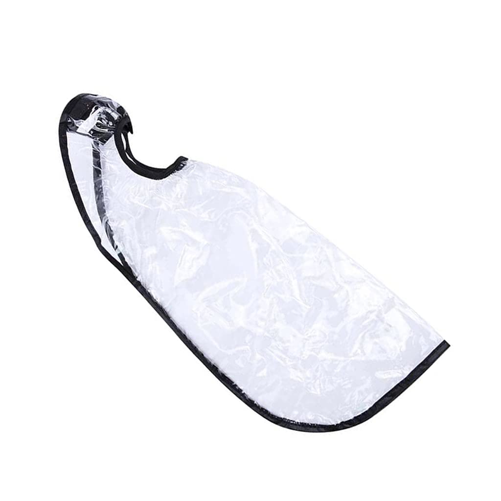 HZFLY 2 Pack Hair Washing Funnel and Apron Set for Upright Hair Washing - Clear Waterproof Hair Dye Cape for Salon & Home Use - Elderly & Disabled Care - Perfect for Bedridden Patients & Shower Chairs