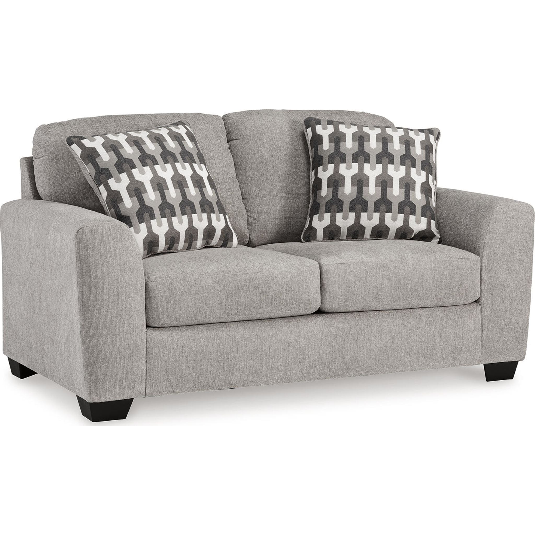 Avenal Park Loveseat - Soft Flannel Upholstered 2-Seater Sofa for Living Room, Bedroom & Small Spaces - Cozy Comfort for Relaxing, Reading & Movie Nights