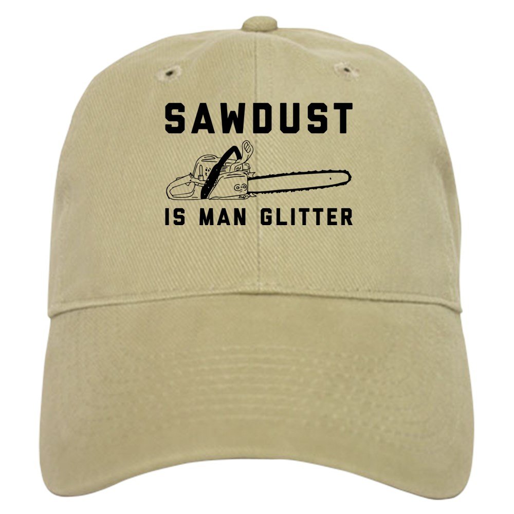 Adjustable Baseball Cap - 'Sawdust is Man Glitter' Funny Work Shop Hat for Carpenters & DIY Enthusiasts | Perfect for Woodworking, Construction & Outdoor Activities