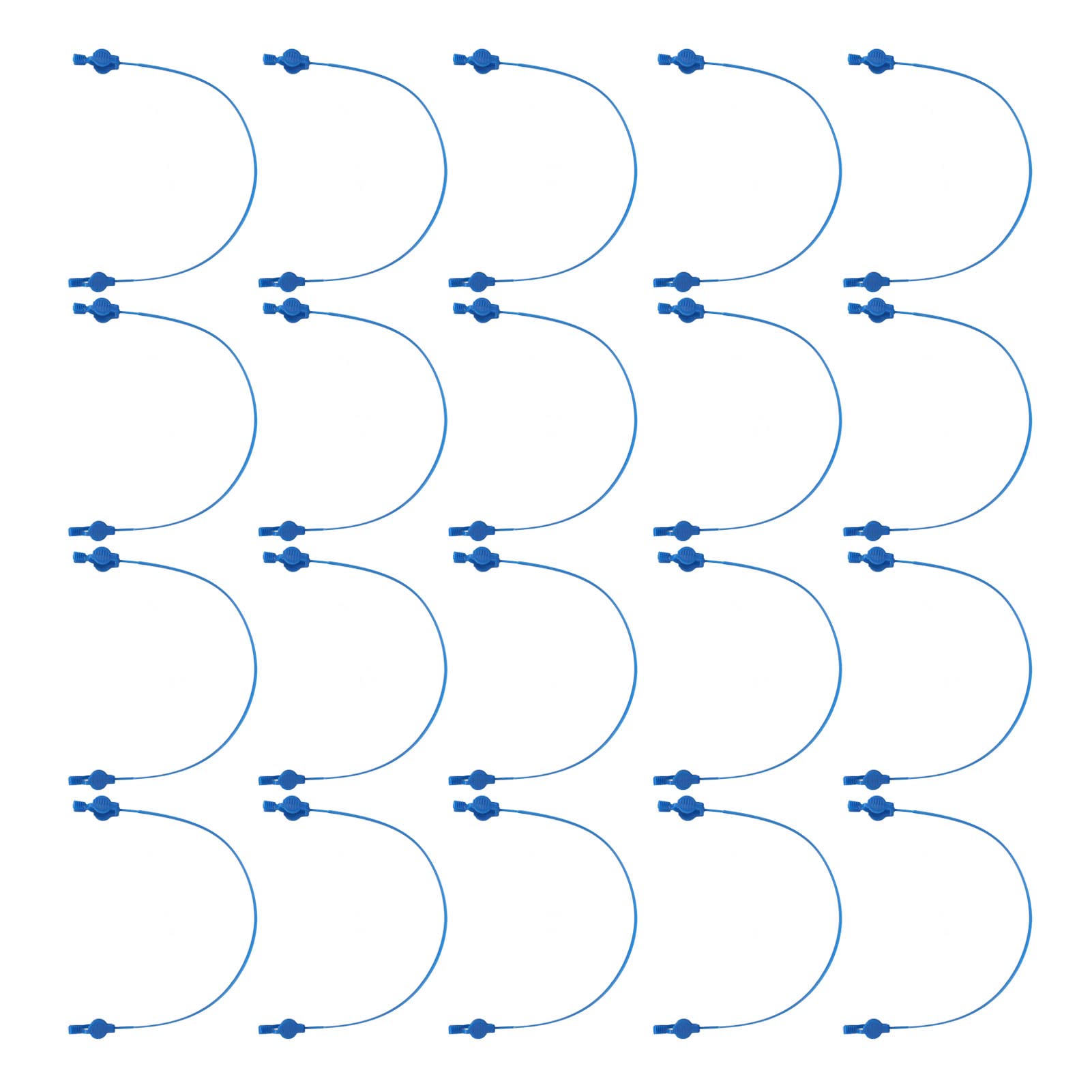 20 Pack Durable Disposable Dental Bib Clips - Flexible Blue Dental Tissue Holder for Dentist & Hygienist | Perfect for Dental Checkups, Teeth Cleaning & Oral Examinations