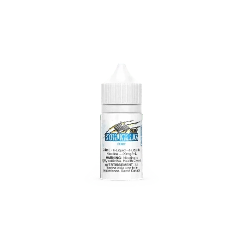 Fury Nic Salts Polar Edition - Koil Killaz Salt 30mL E-Liquid | Refreshing Menthol Vape Juice for Pod Systems & Vaping On-The-Go