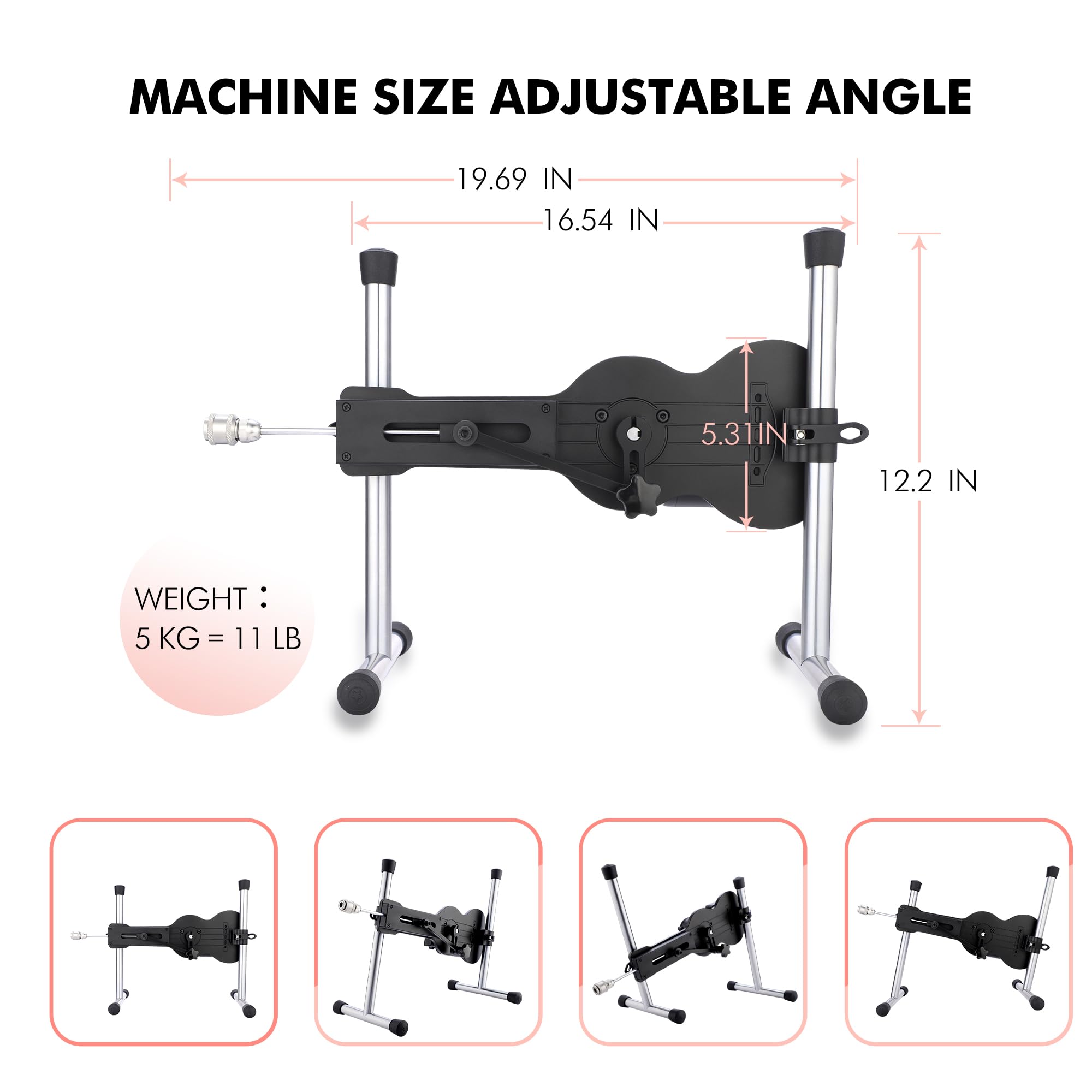 Premium Sinloli Sex Machine - Upgraded Wireless Remote Controlled Thrusting Love Device with Multiple Silicone Attachments for Couples & Solo Play | Perfect for Bedroom Fun, Adult Entertainment & Spicing Up Relationships