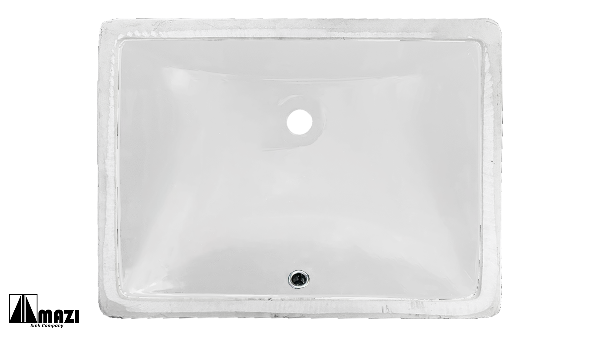 Premium Ceramic Undermount Bathroom Sink - 16x33 Inch White Porcelain Drop-in Vanity Basin - Perfect for Modern Bathroom Renovations & Powder Room Upgrades