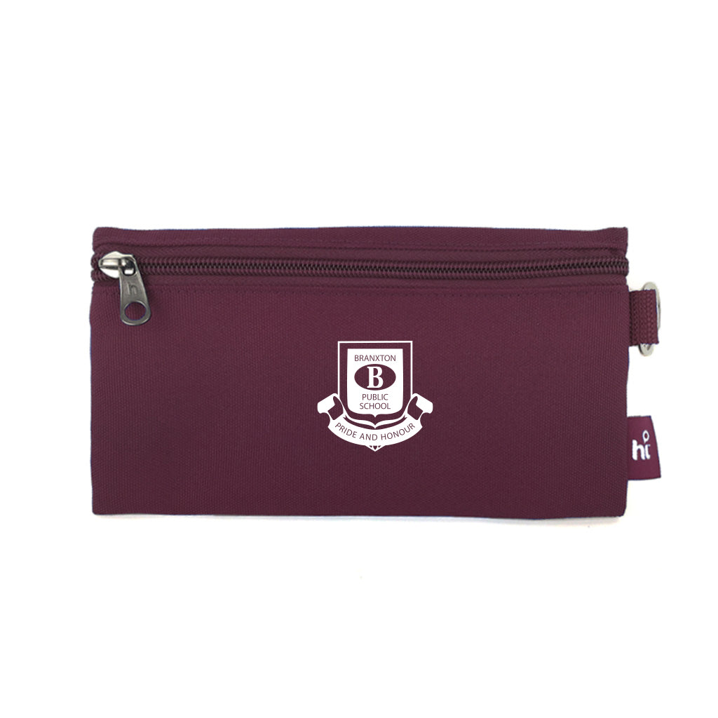 Branxton Public School Single Pocket Pencil Case - Durable School Supplies for Students, Perfect for Organizing Pens, Pencils & Art Tools - Ideal for Classroom, Homework & Office Use