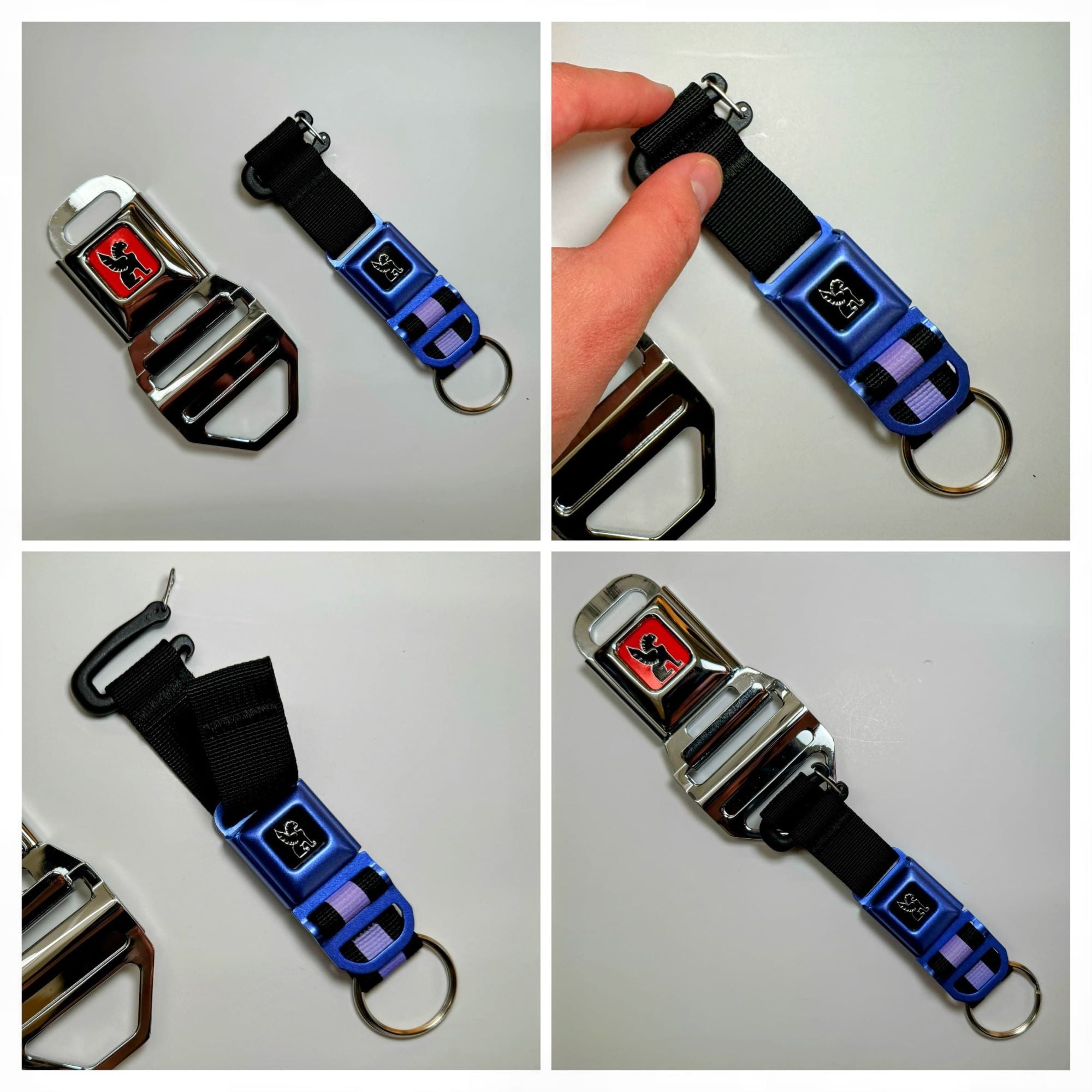 Mini Buckle Keychain - Durable & Stylish Key Holder for Keys, Bags & Backpacks - Perfect for Travel, Hiking & Everyday Use