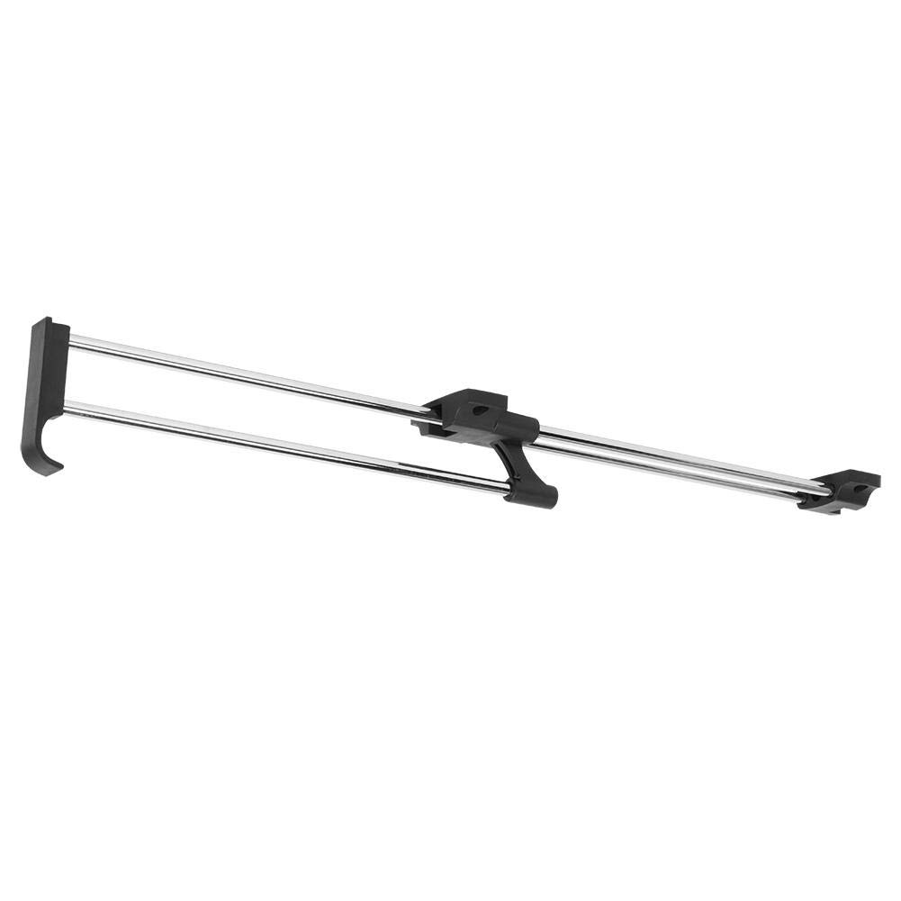 Stainless Steel Extendable Closet Rod - Adjustable Pull Out Wardrobe Rail Tube for Sliding Wardrobe & Clothing Organization | Perfect for Bedroom Closets, Walk-in Wardrobes & Space-Saving Storage Solutions