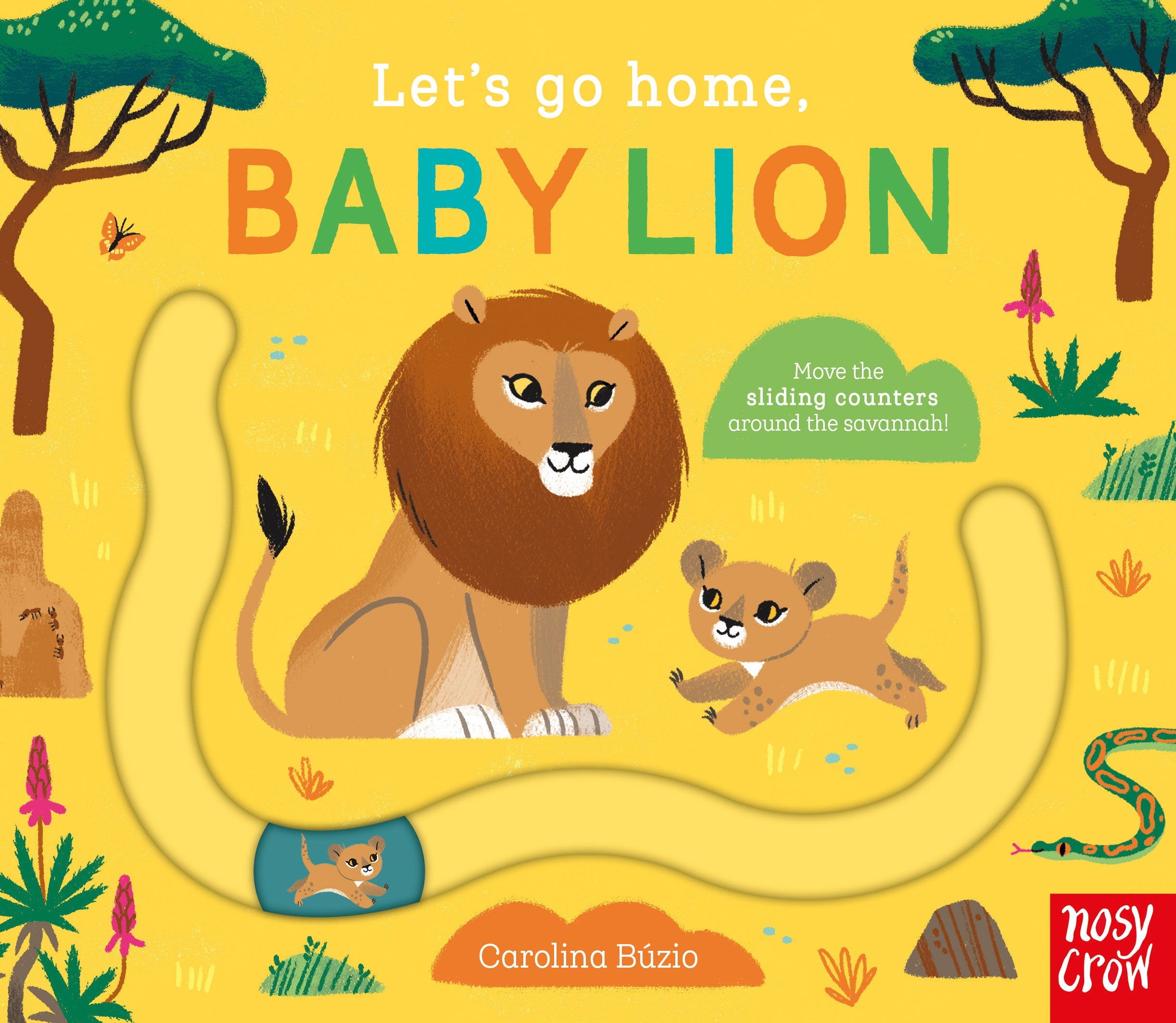 Let's Go Home Baby Lion Board Book - Adorable Animal Story for Toddlers & Kids | Perfect for Bedtime Reading, Early Learning & Gift Giving