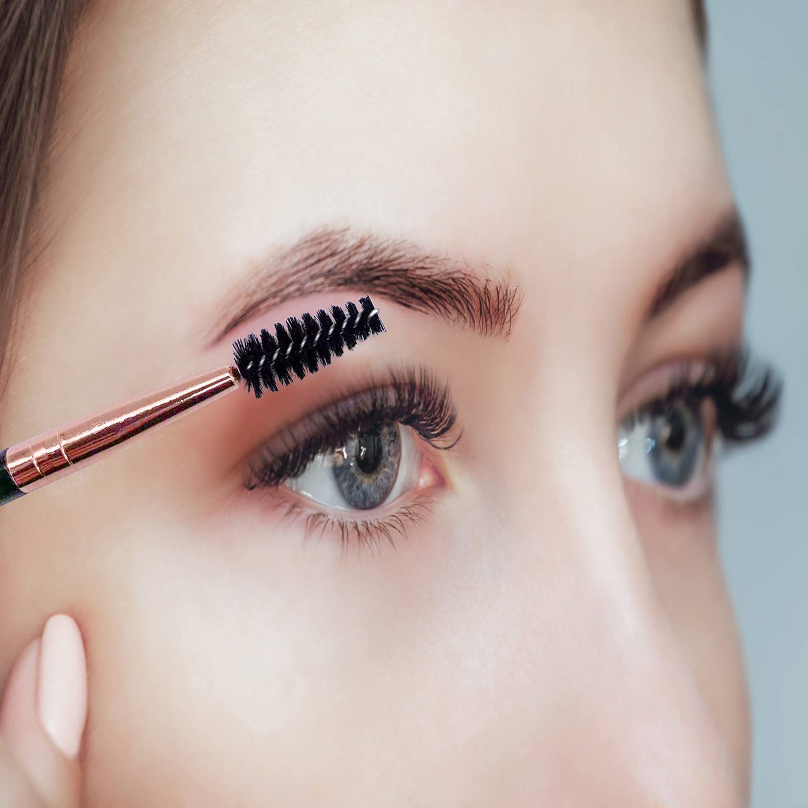 5Pcs Reusable Mascara Brush Wands - Professional Eyelash & Eyebrow Makeup Applicators for Extensions, Perfect for Salon & Home Use