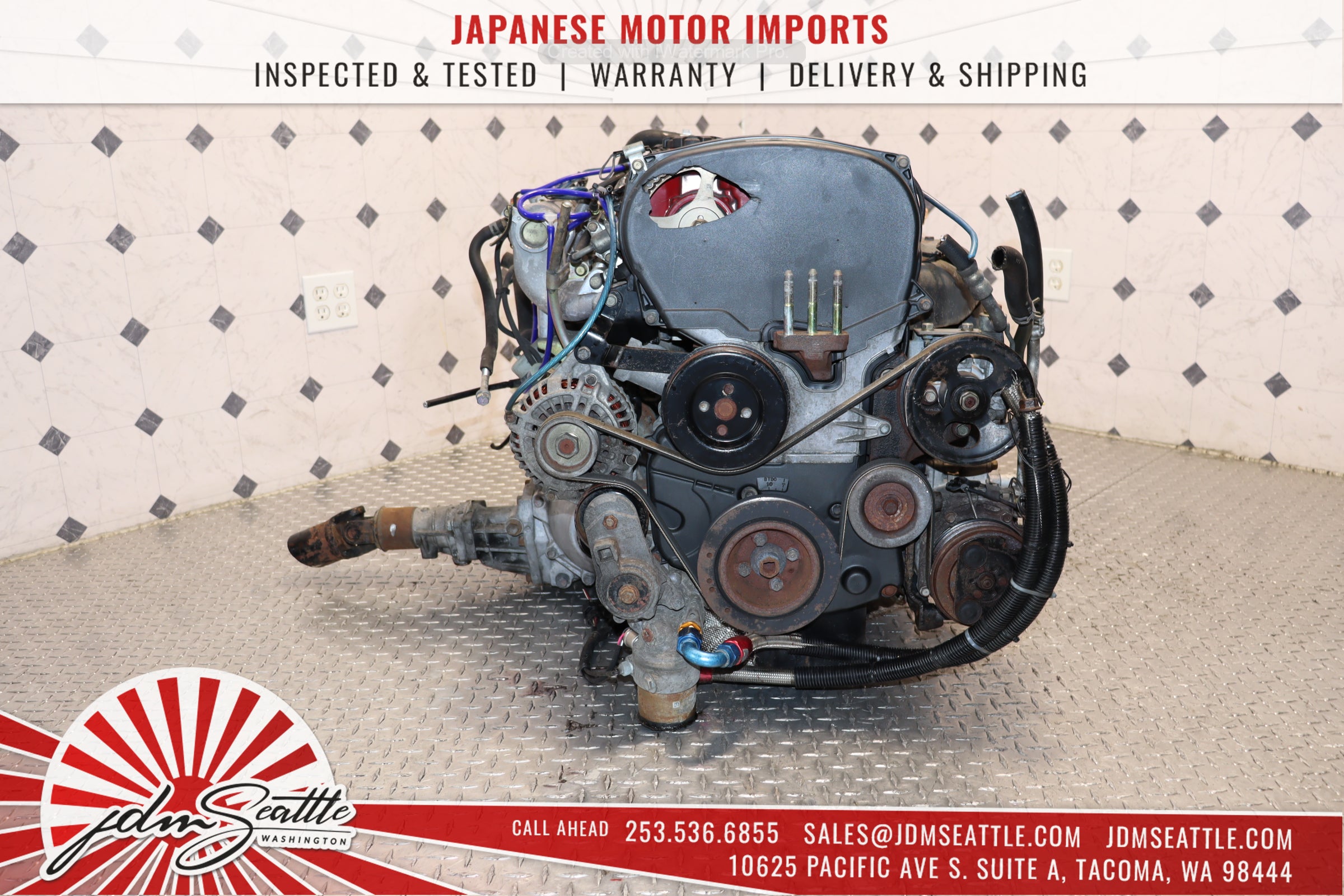 JDM 4G63 Turbo Engine with 5-Speed Transmission for 1998 Mitsubishi Evo 5 - Complete Motor Swap Kit Including Wiring Harness & ECU - Perfect for Performance Upgrades & Racing Builds