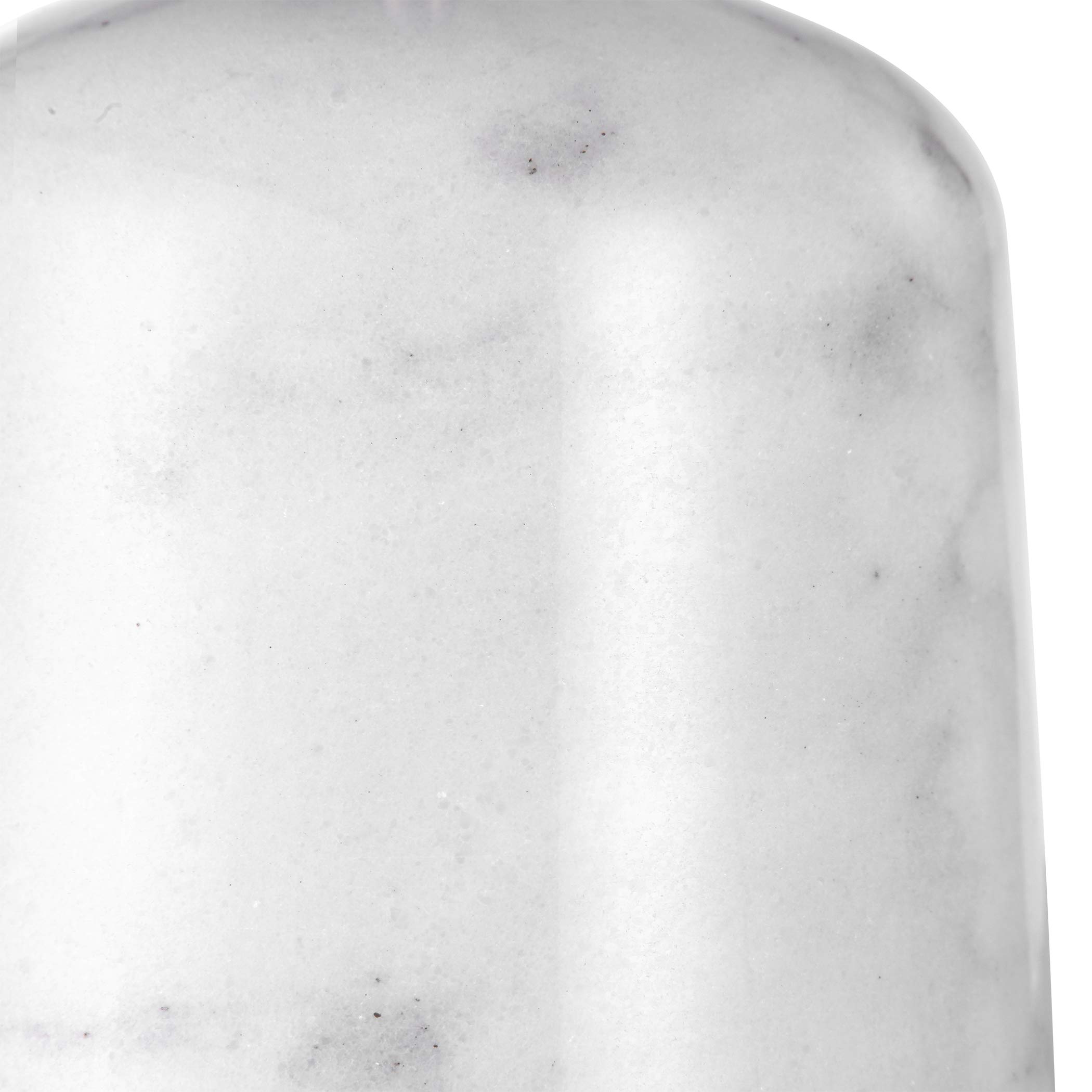 Elegant White Marble Table Lamp - Modern Home Office & Bedroom Decor Lighting - Perfect for Nightstands, Desks, and Living Room Accent