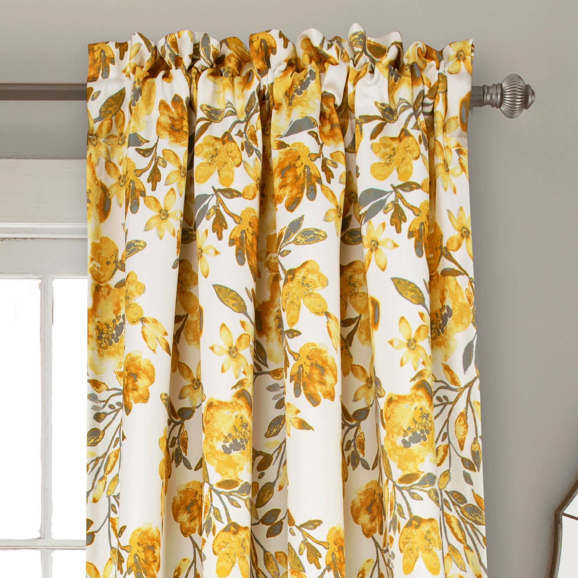 Tanisha Light Filtering Window Curtain Panel Set - Soft Sheer Drapes for Living Room & Bedroom - Blackout Privacy & UV Protection - 84 Inch Length (2 Panels)