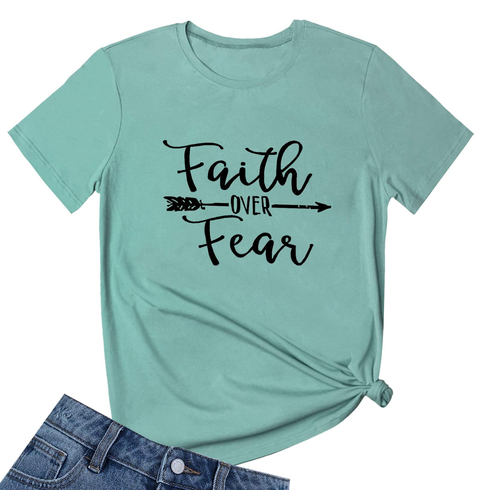 BLACKOO Women's Cute Graphic T-Shirt - Stylish Junior Tops for Casual Wear, Outfits & Everyday Fashion