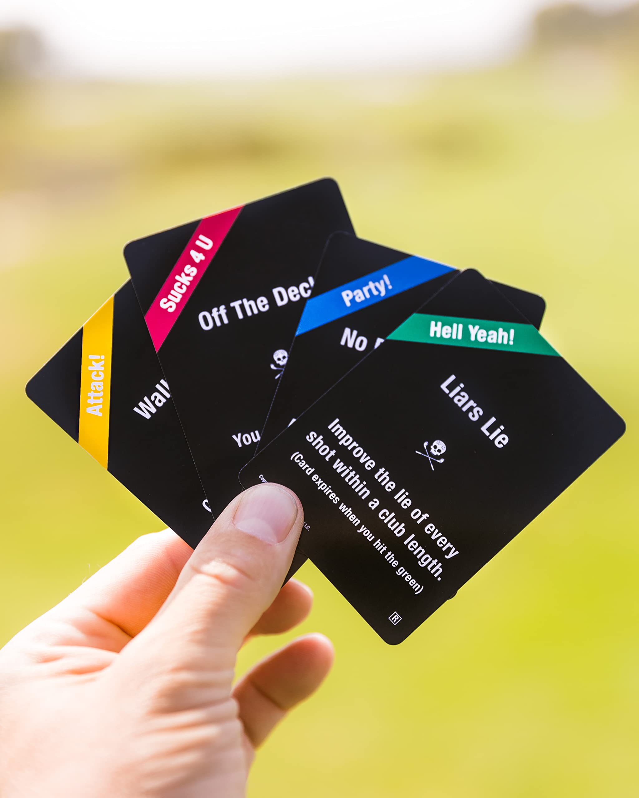 Bad Cards Fore Good Golfers - Interactive Golf Card Game for More Fun & Excitement | Enhance Golf Games with Friends (Good & Bad Players) | 107 Playing Cards | Perfect for Parties, Tournaments & Casual Play