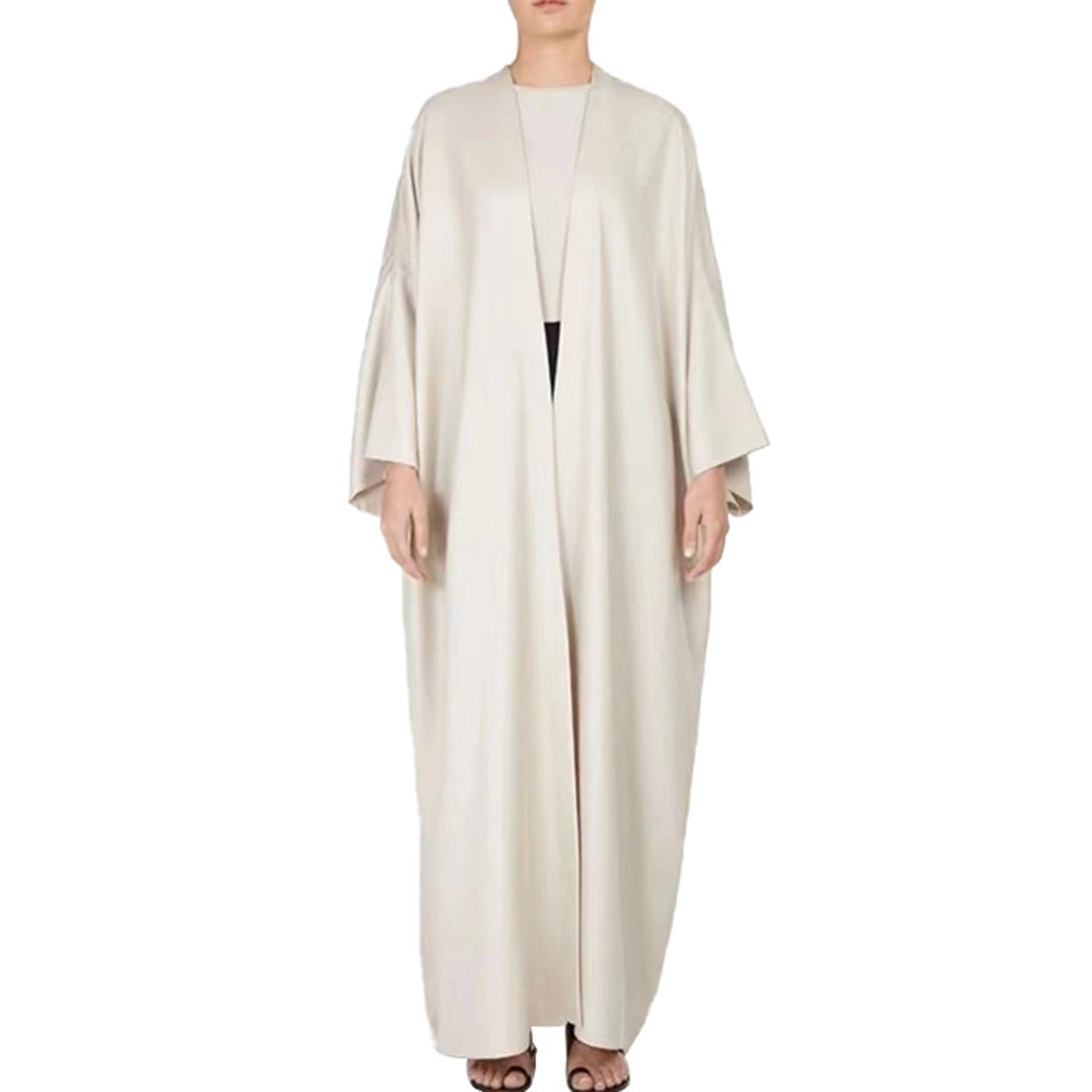 Elegant Open Front Cardigan Abaya Dress #25435 - Perfect for Casual Wear, Prayer, and Modest Fashion