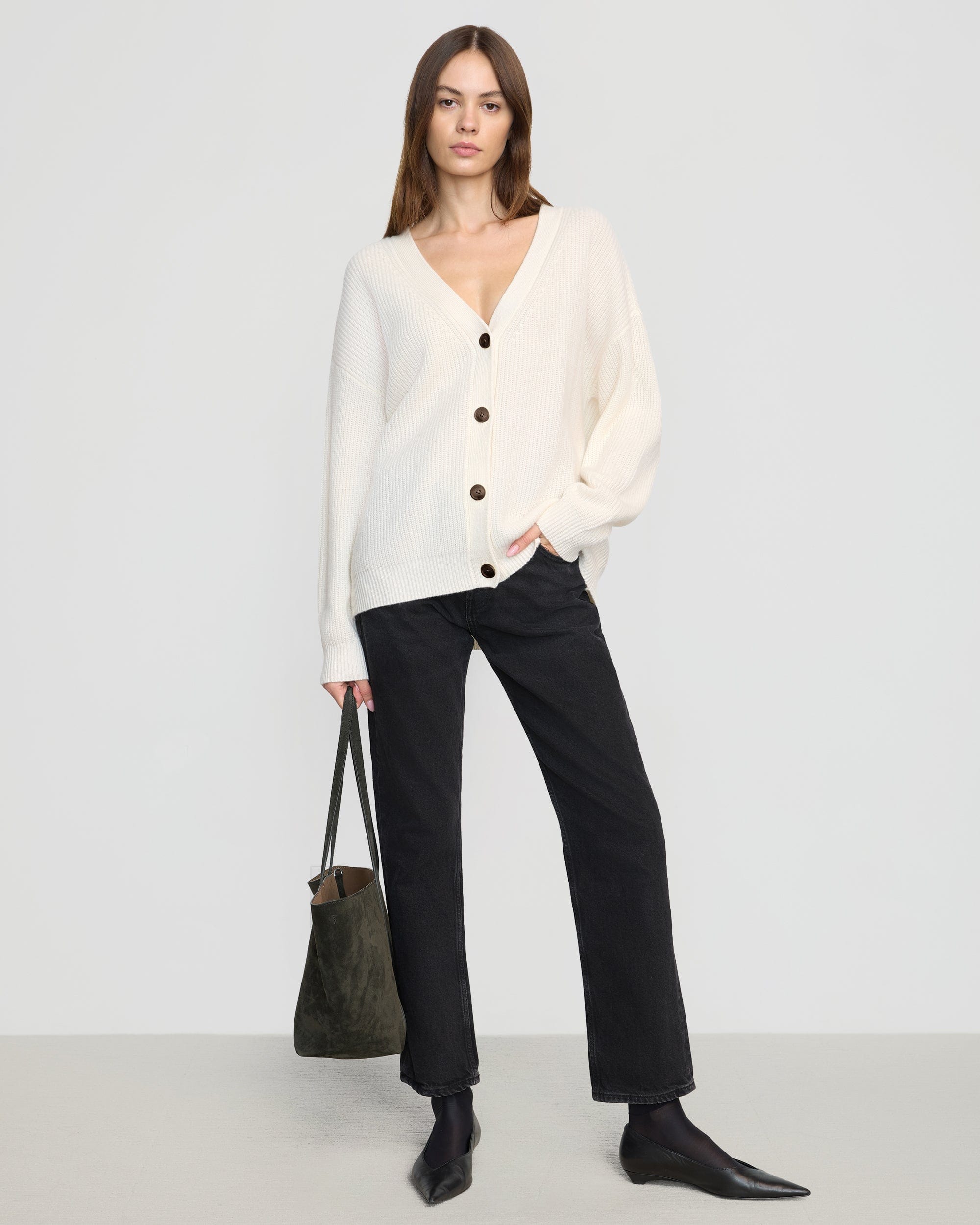 Luxury Oversized Cashmere Cardigan for Women - Soft & Warm Winter Sweater - Perfect for Cozy Evenings & Casual Outfits