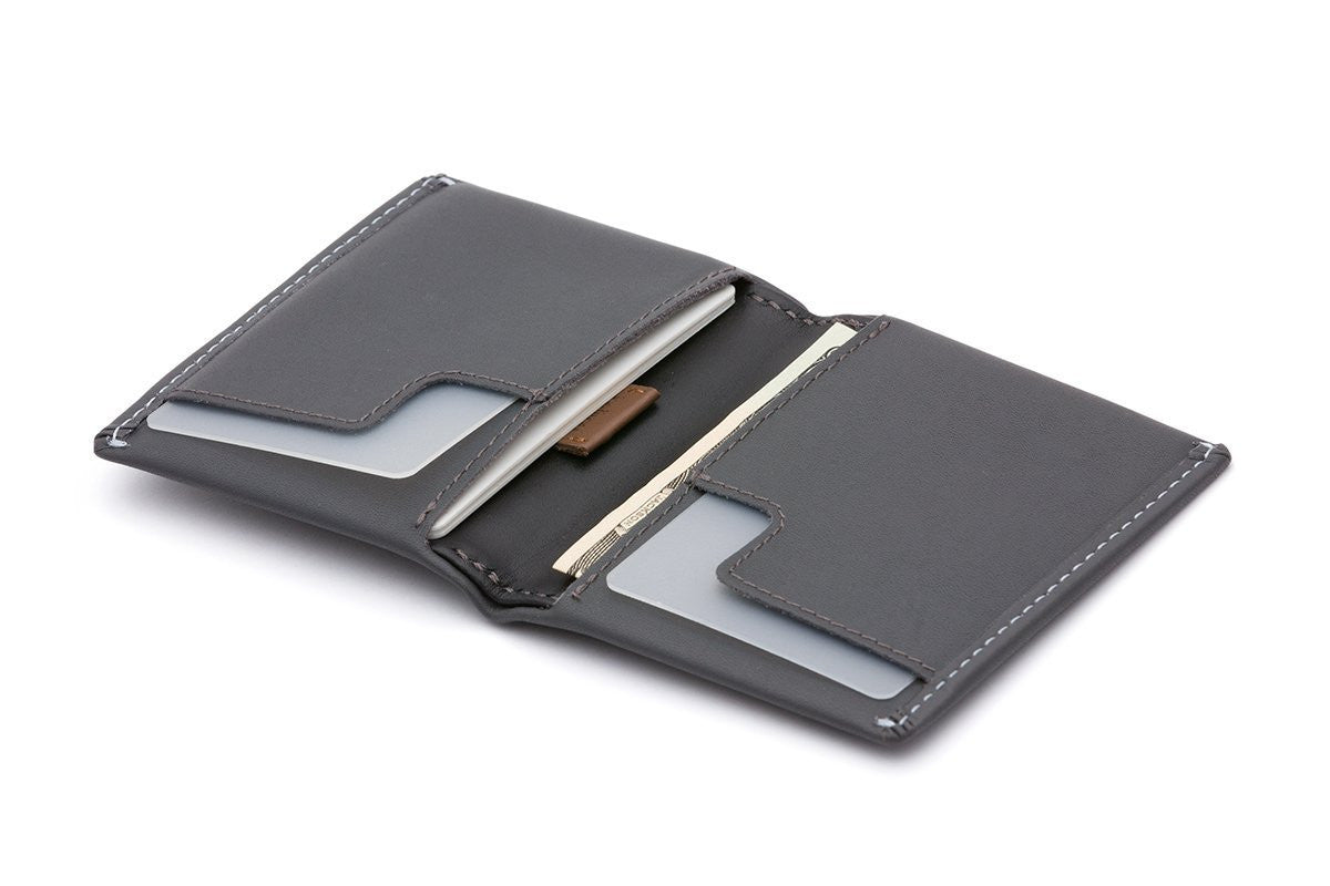 Bellroy Slim Sleeve Wallet - Ultra Thin Minimalist RFID Blocking Leather Wallet for Men - Perfect for Everyday Carry, Travel & Business Use