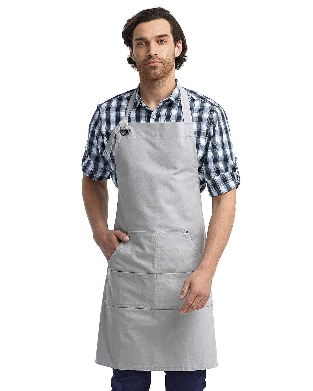 Reprime RP137 Heavy Duty Unisex Canvas Apron with Pockets - Durable Workwear for Cooking, Gardening & DIY Projects | Artisan Collection
