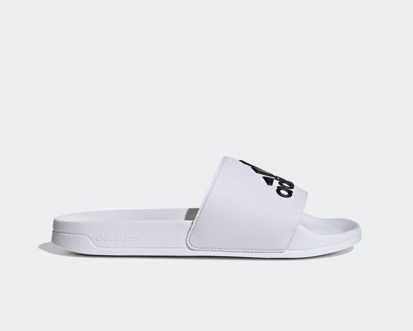 Adidas Adilette Comfort Slides for Men & Women - Quick-Dry Shower Sandals with Arch Support - Perfect for Pool, Beach, Gym & Spa