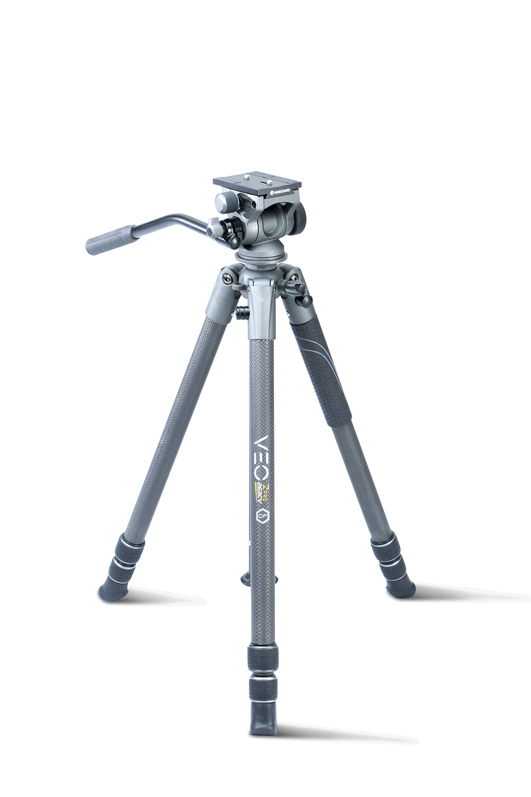 Vanguard VEO 2 PRO 263CV Carbon Fiber Tripod with Video Panhead - Lightweight Travel Tripod for DSLR Cameras, Perfect for Photography, Videography & Outdoor Adventures