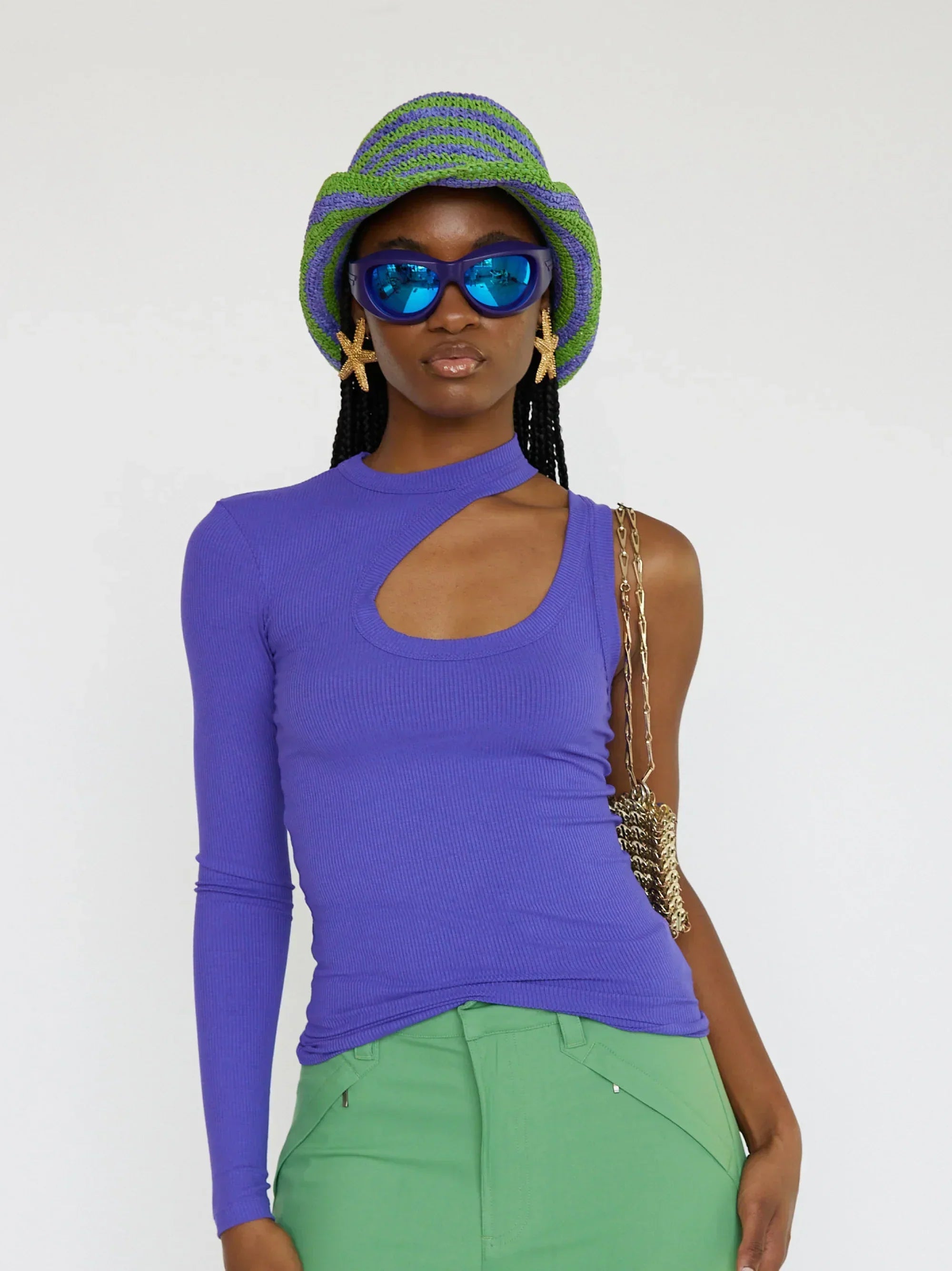Eden Cut Out Top - Women's Fashion T-Shirt for Casual Wear, Date Night & Everyday Outfits