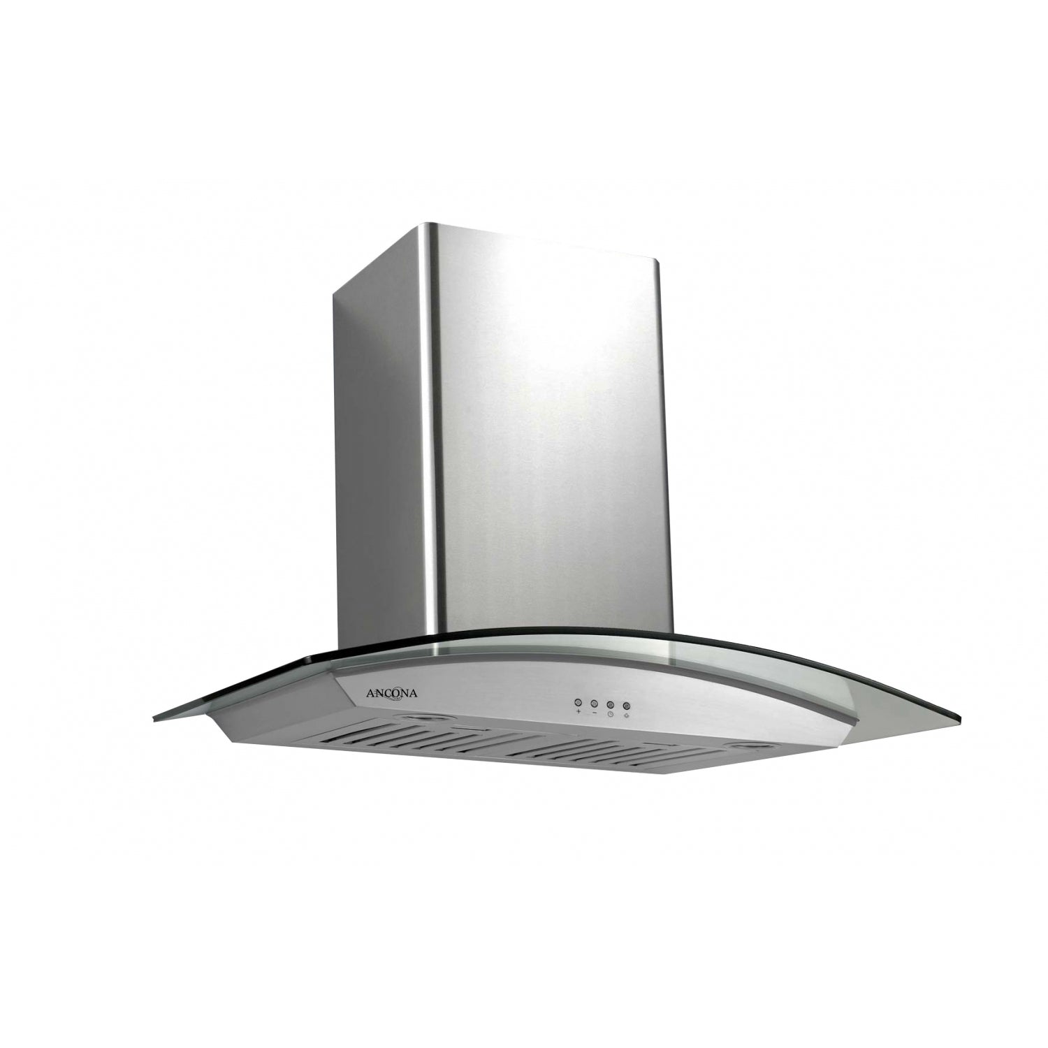 GCP530 30-Inch Stainless Steel Wall Mount Range Hood with Glass Canopy - Powerful Kitchen Exhaust Fan for Smoke & Odor Removal - Perfect for Modern Home Cooking, Grilling, and Heavy-Duty Stovetop Use