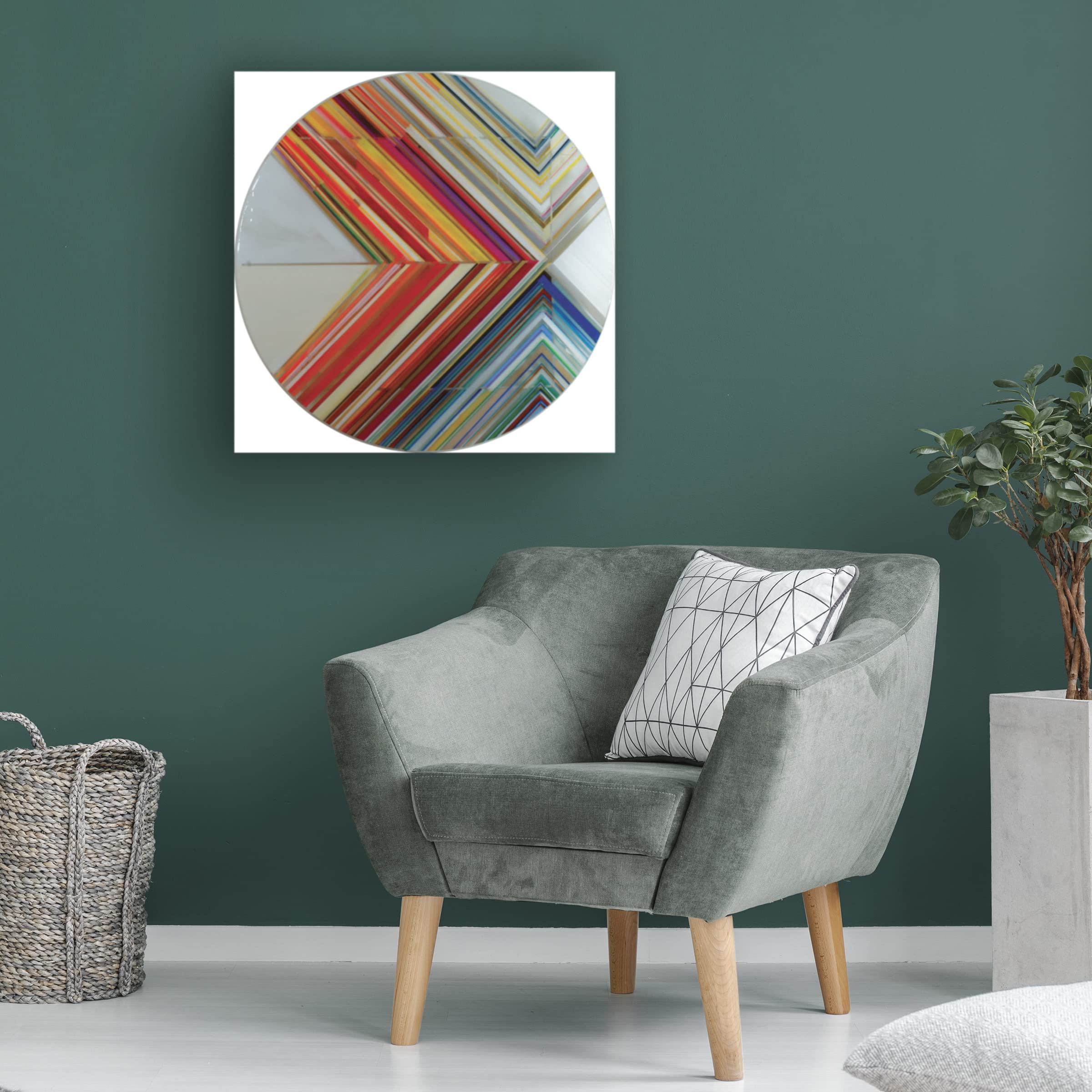 Bellissimo Art 'Rossano II' Canvas Wall Art - Handmade Modern Home Decor for Living Room, Bedroom & Office | Trademark Fine Art Collection