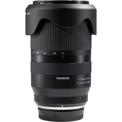 Tamron 17-70mm f/2.8 Di III-A VC RXD Lens for Sony E-Mount - Fast Aperture Zoom Lens for Portrait, Travel & Low Light Photography (Ideal for Vlogging, Street & Event Photography)