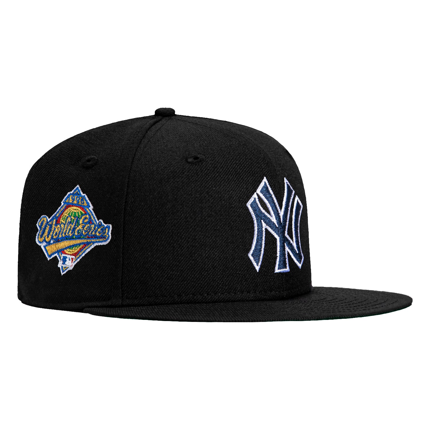 New Era 59Fifty Black New York Yankees 1996 World Series Patch Snapback Hat - Official MLB Baseball Cap for Men & Women - Perfect for Games, Fan Gear & Streetwear Fashion