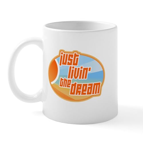 White - Livin' The Dream 3 Mug
