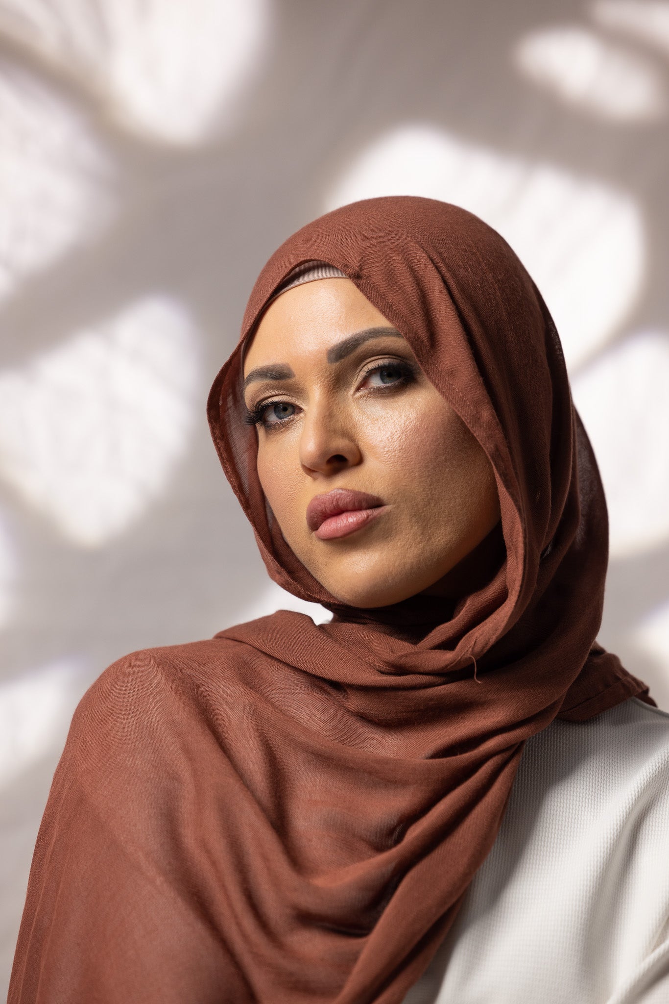 Soft & Breathable Cotton Modal Shawls in Shades of Red - Perfect for Women's Fashion, Travel Accessories & Cozy Winter Wear