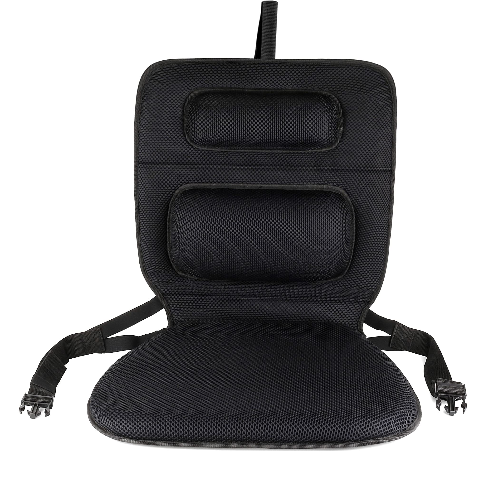 **FOMI Gel Wheelchair & Low Back Chair Cushion | Orthopedic Seat Pad with Firm Back Support & Lumbar Pillow | Pressure Relief for Coccyx Pain | Ideal for Wheelchairs, Cars, Trucks, Gaming Chairs & Office Use**