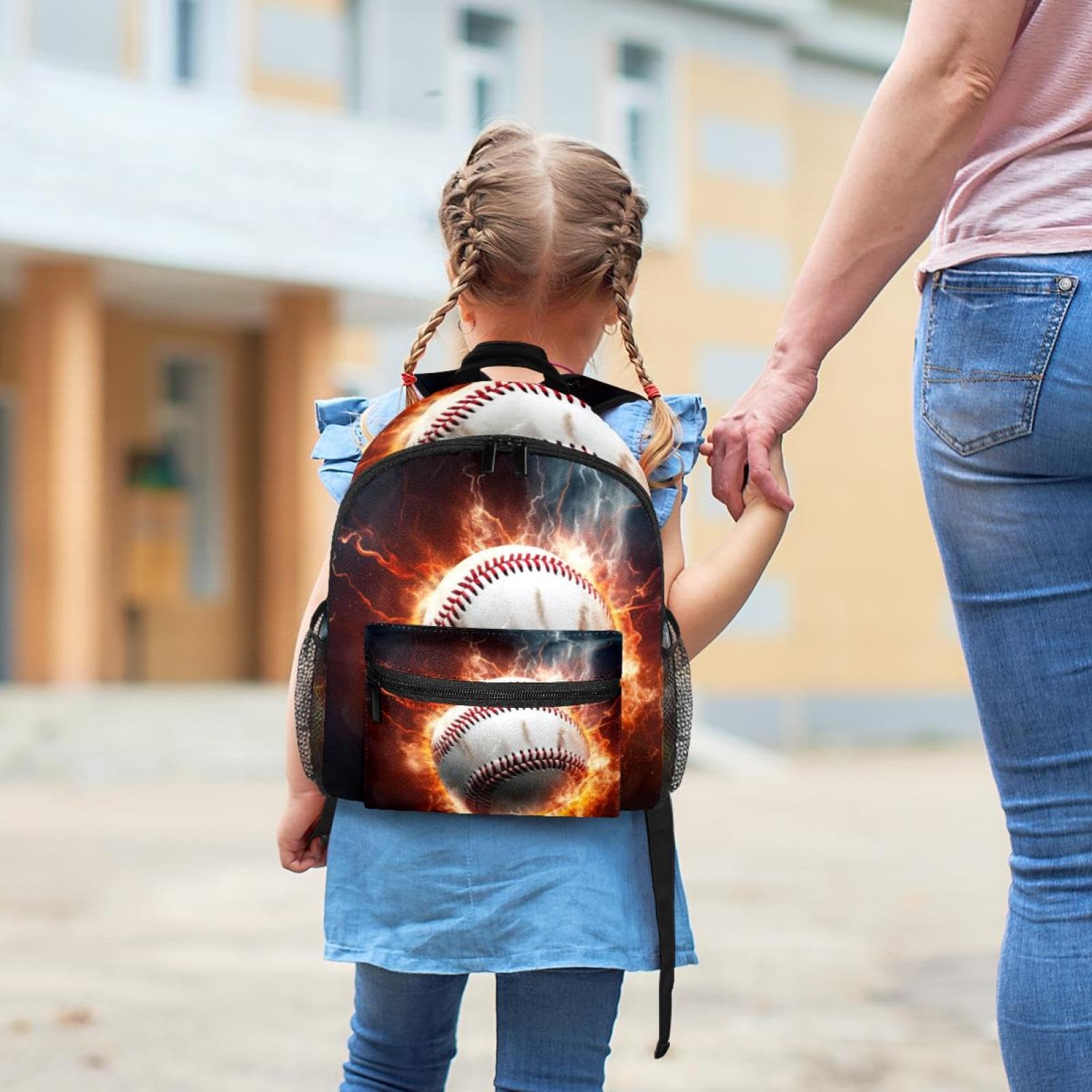 Best Travel Backpacks for Women & Men - Durable Baseball Design Fire & Water Resistant Backpack - Perfect for Hiking, Camping & Daily Commute