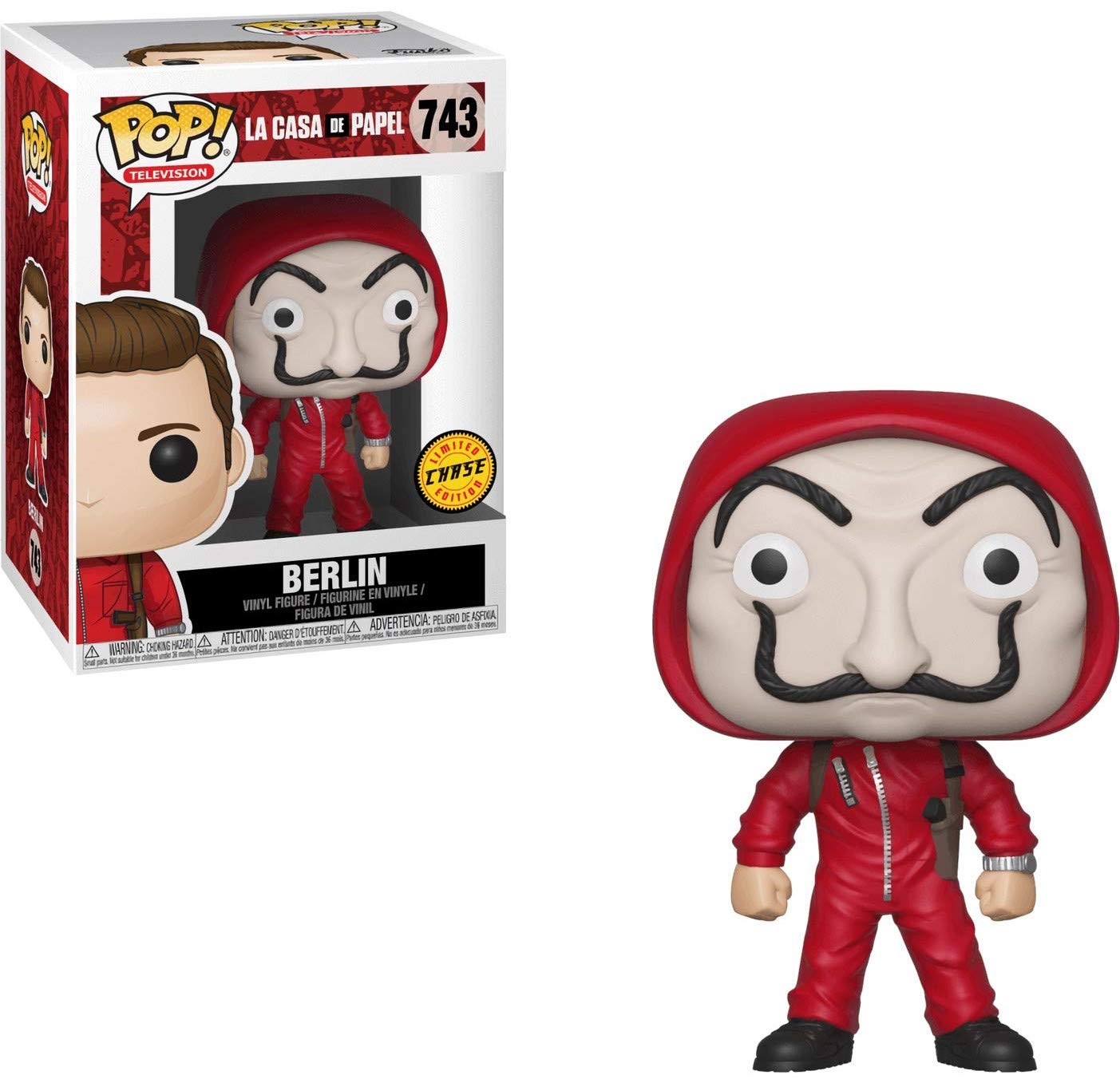 Funko Pop Money Heist: La Casa De Papel - Berlin Limited Edition Chase Vinyl Figure 3.75