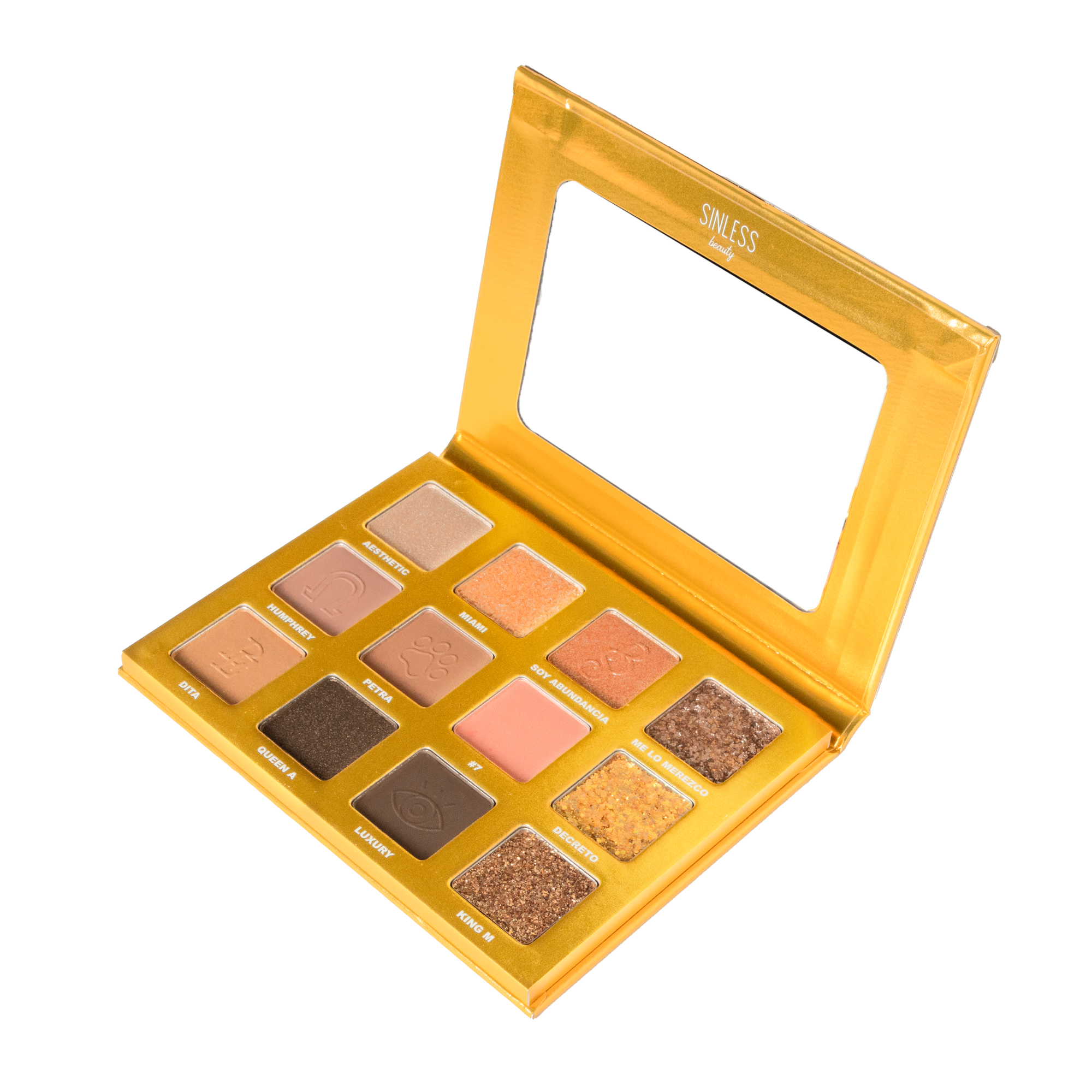 Glow Parade x Priscy Escoto x Sinless Beauty Eyeshadow Palette - Vegan & Cruelty-Free Makeup for Party, Night Out & Special Occasions