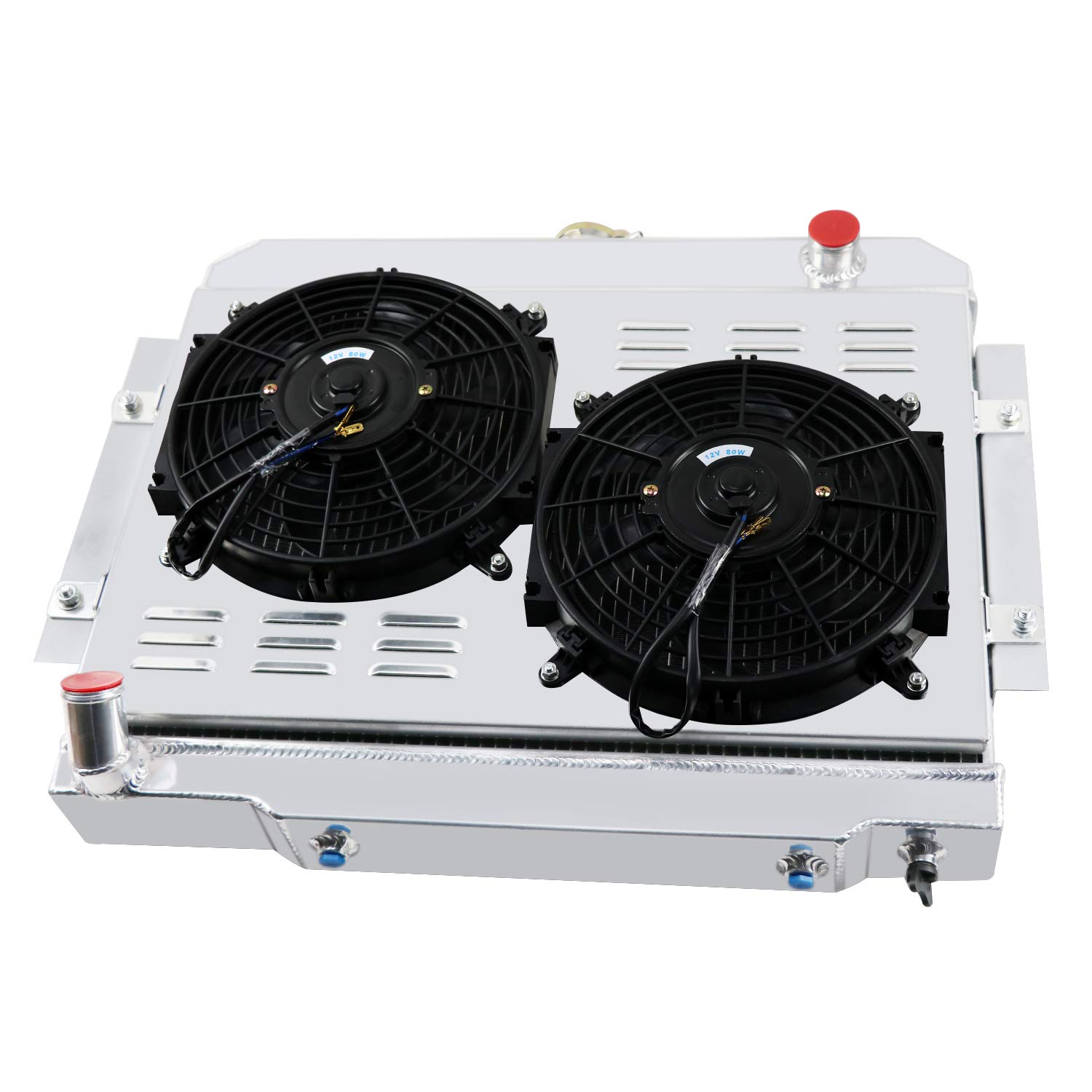 High-Performance 4 Row Aluminum Radiator with 10