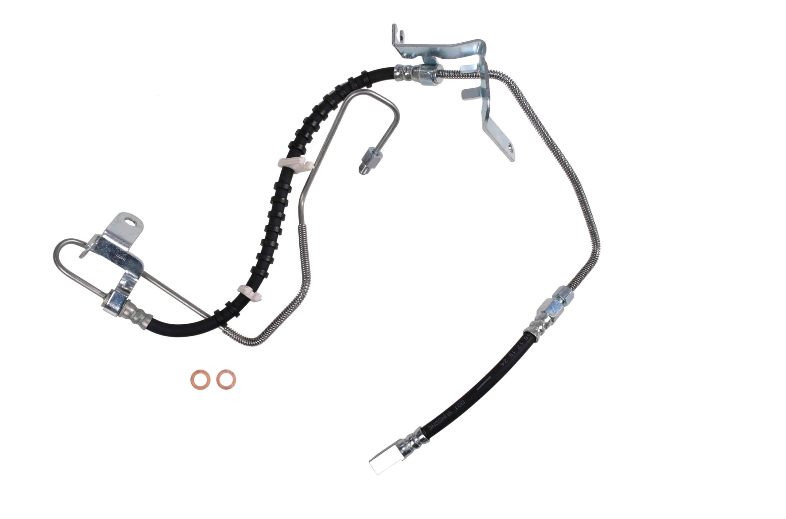 Sunsong 2204358 Brake Hydraulic Hose - High Performance Replacement for Smooth Braking | Perfect for Trucks, SUVs, and Off-Road Vehicles