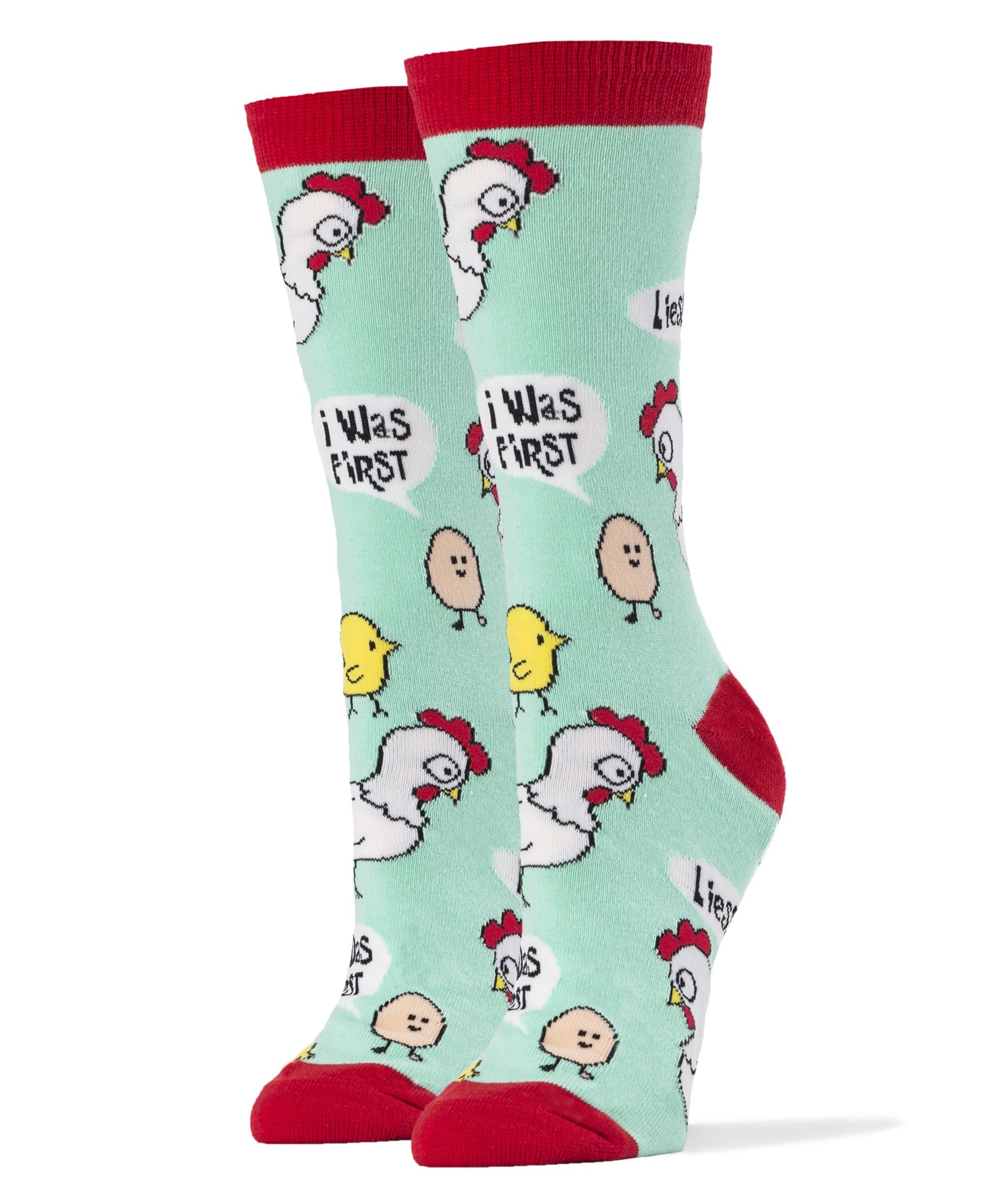 ooohyeah Women's Funny Animal Crew Socks - Cute Colorful Cotton Socks with Fun Sayings (Size 5-10) - Perfect for Casual Wear, Gifts & Costume Parties