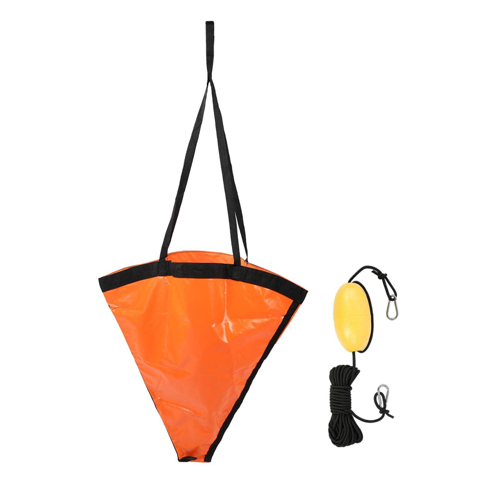 SALUTUY 32 Inch Heavy Duty PVC Boat Anchor Float Kit - Drift Anchor Accessory for Yacht, Rubber Dinghy, Kayak & Canoe | Perfect for Fishing, Boating & Water Sports