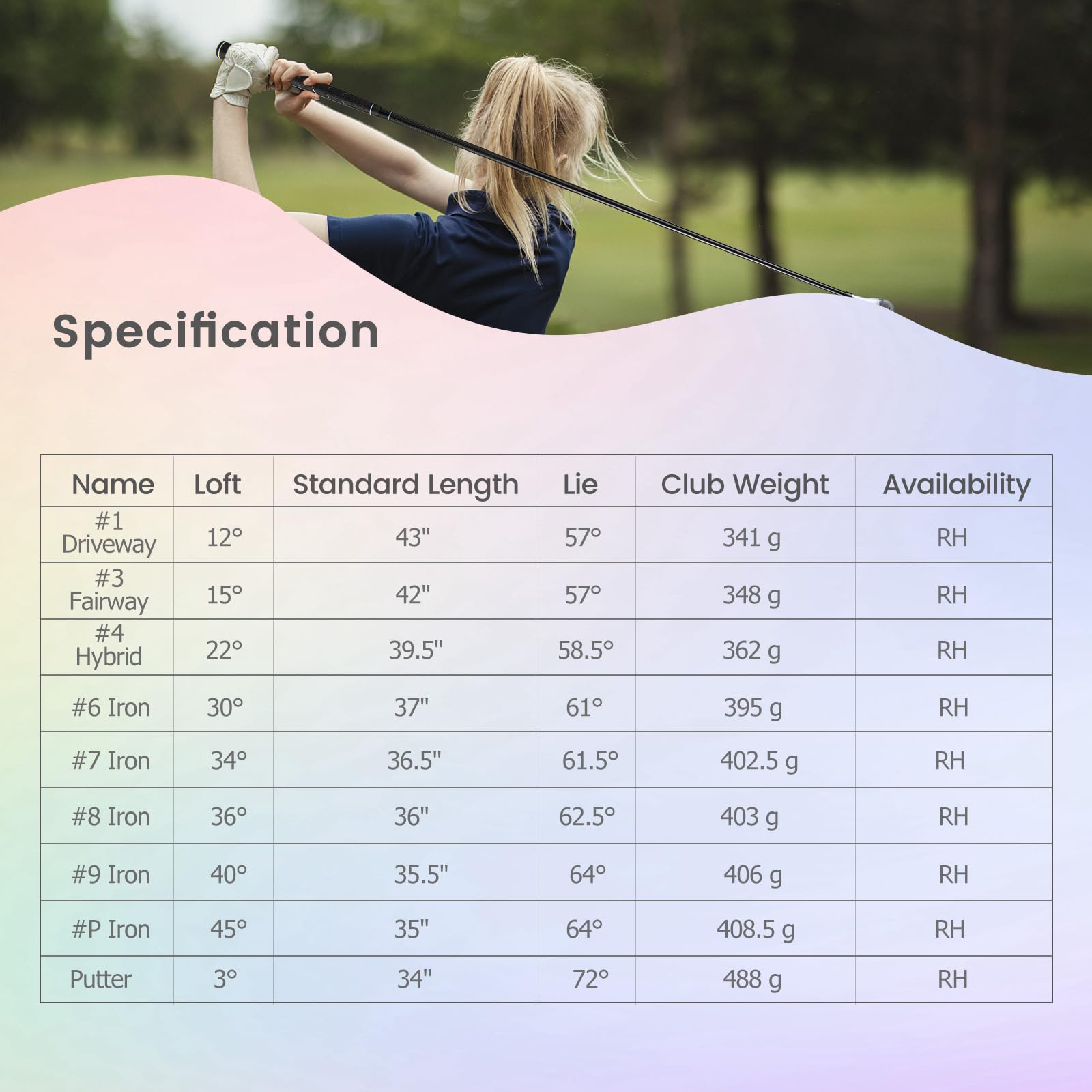 GYMAX Complete Women's Golf Club Set - 12/14 PCS Right Handed Clubs with Driver, Fairway, Hybrid, Irons, Putter & Head Covers | Perfect for Beginners & Intermediate Female Golfers | Ideal for Driving Range, Course Play & Practice Sessions