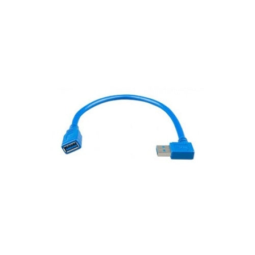 Victron Energy 0.3m USB Extension Cable with Right Angle Connector - Perfect for Tight Spaces, Computer Setups & Home Office Accessories