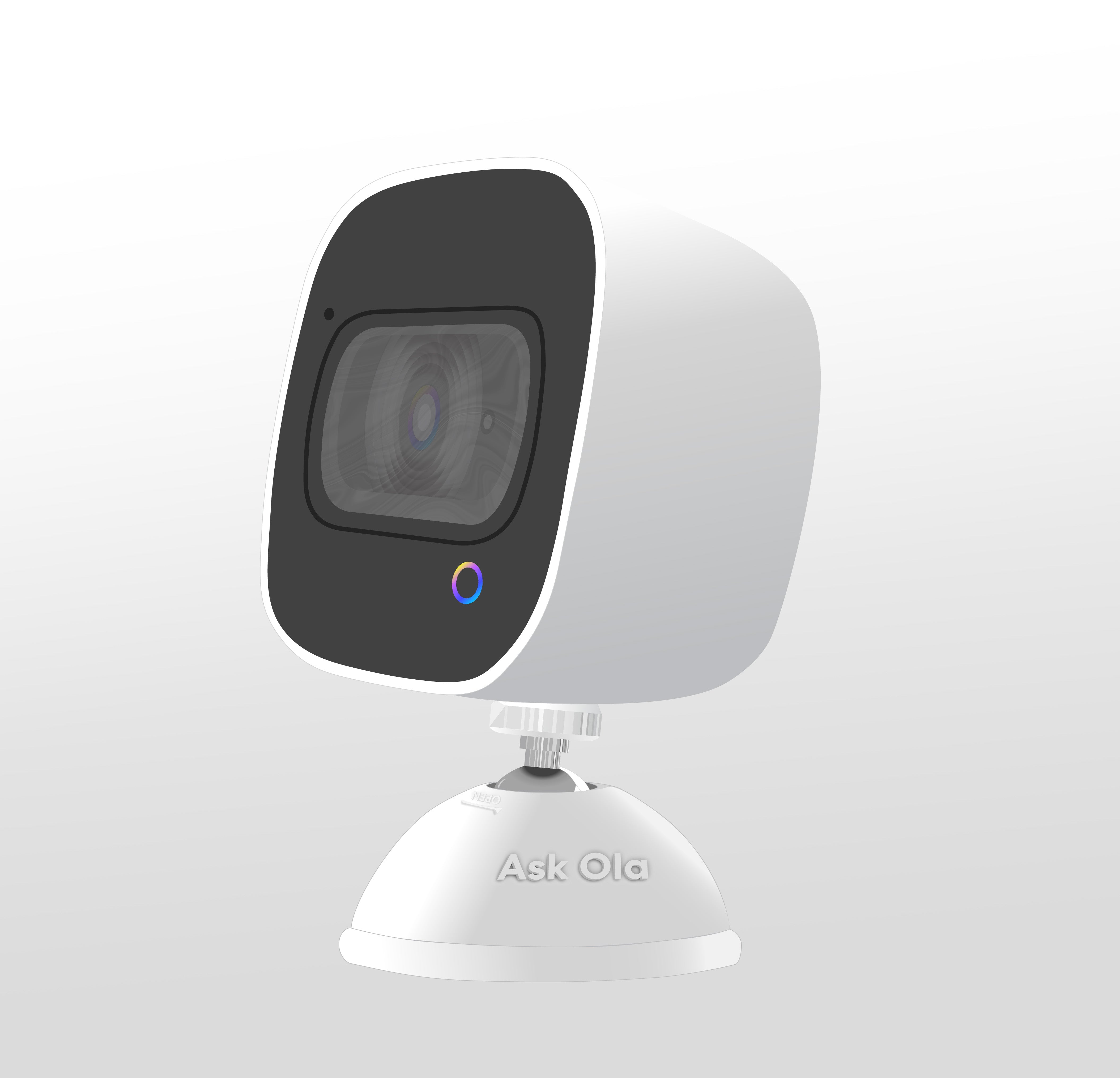 Ola Smart Talking Security Camera - 1080P HD WiFi Indoor/Outdoor Surveillance with 2-Way Audio, Night Vision & Motion Detection - Ideal for Home, Office & Baby Monitoring