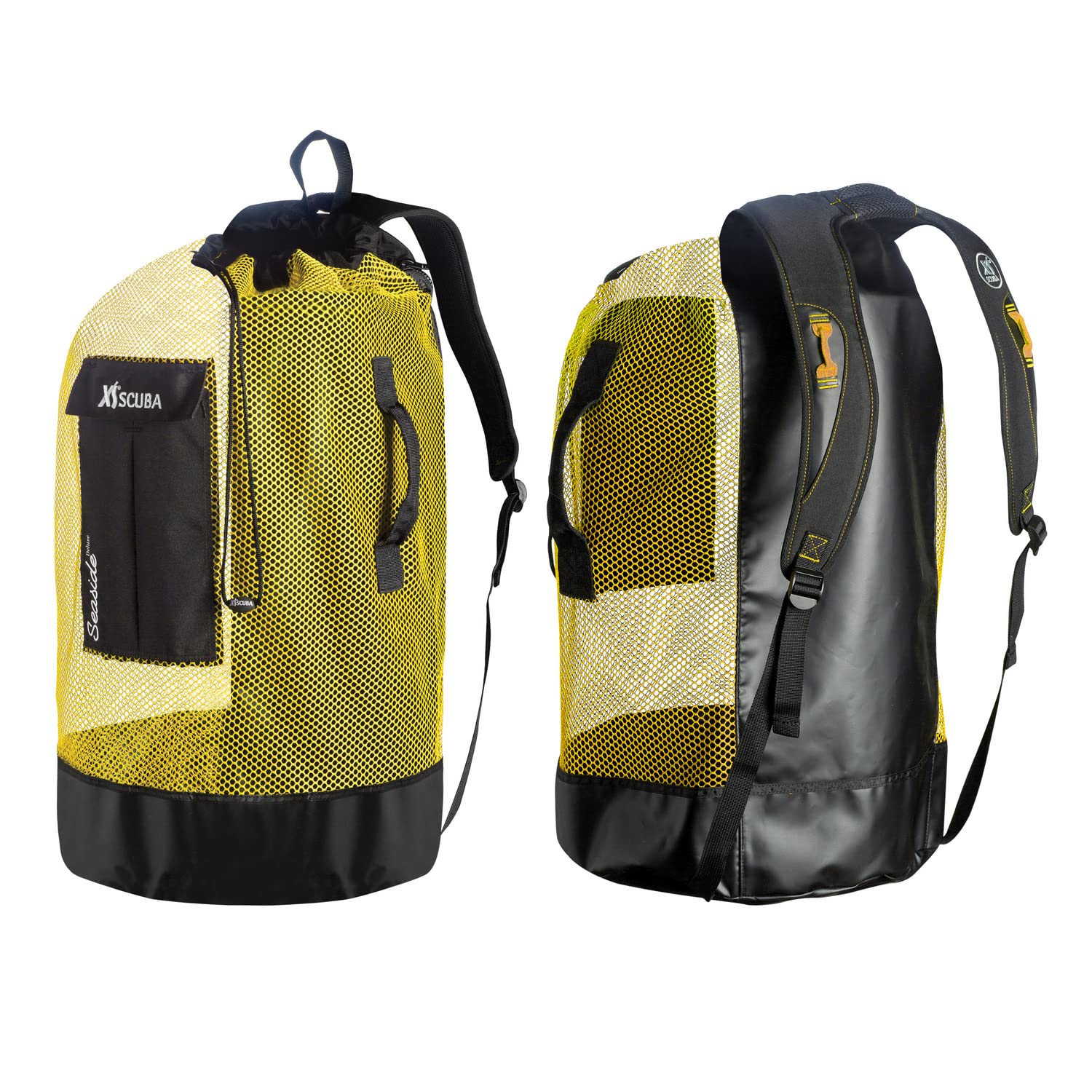 XS Scuba Seaside Deluxe Mesh Backpack - Lightweight Waterproof Diving Backpack for Scuba Gear & Beach Essentials | Perfect for Snorkeling, Swimming & Travel Adventures