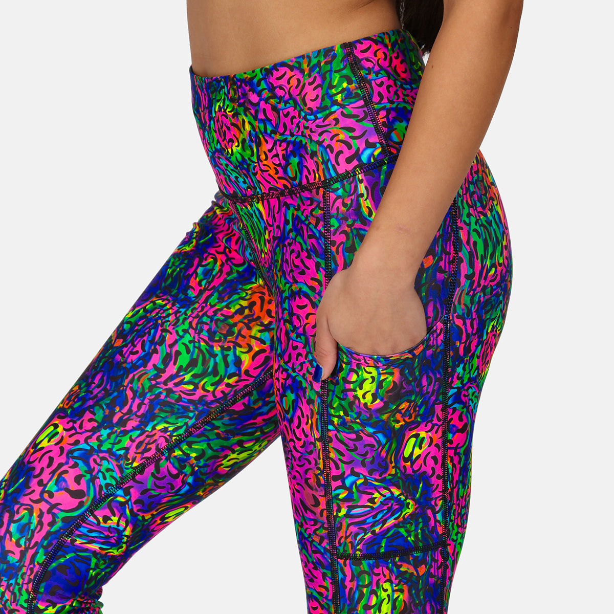 Celestial Print High Waist Yoga Leggings for Women - Comfortable Workout Pants for Yoga, Running & Gym - Trendy Galaxy Design Activewear
