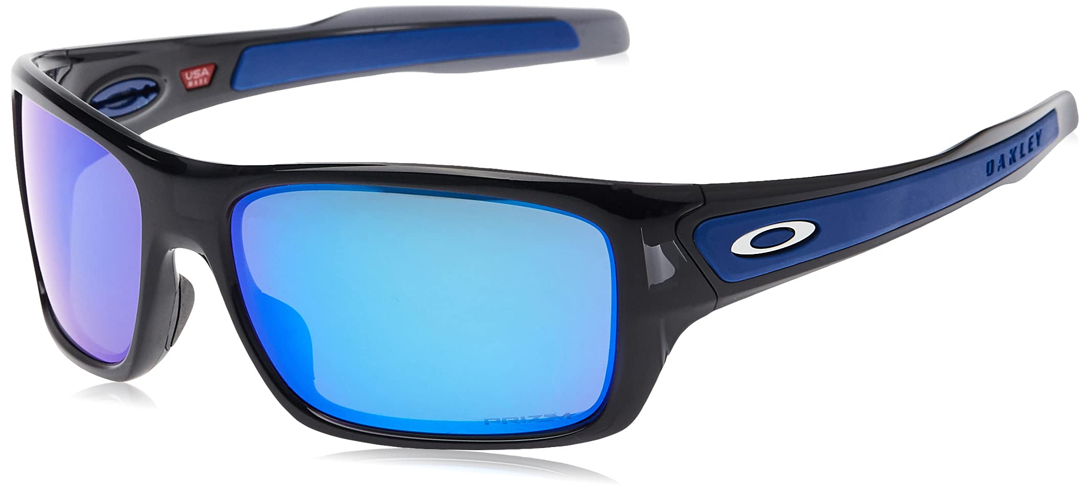 Oakley Men's Oo9263 Turbine Rectangular Polarized Sunglasses for Running, Driving & Outdoor Sports - UV Protection Wrap-Around Shades