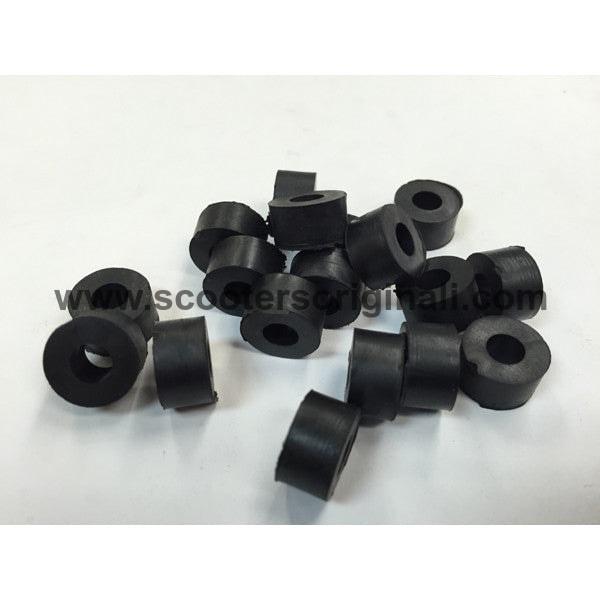 Lambretta Buffer Set - 18 Pieces for Solid Floor Rails - Compatible with D, LD & Series 1 125cc Scooters - Durable Floor Rail Protection Kit for Vintage Scooter Restoration & Maintenance