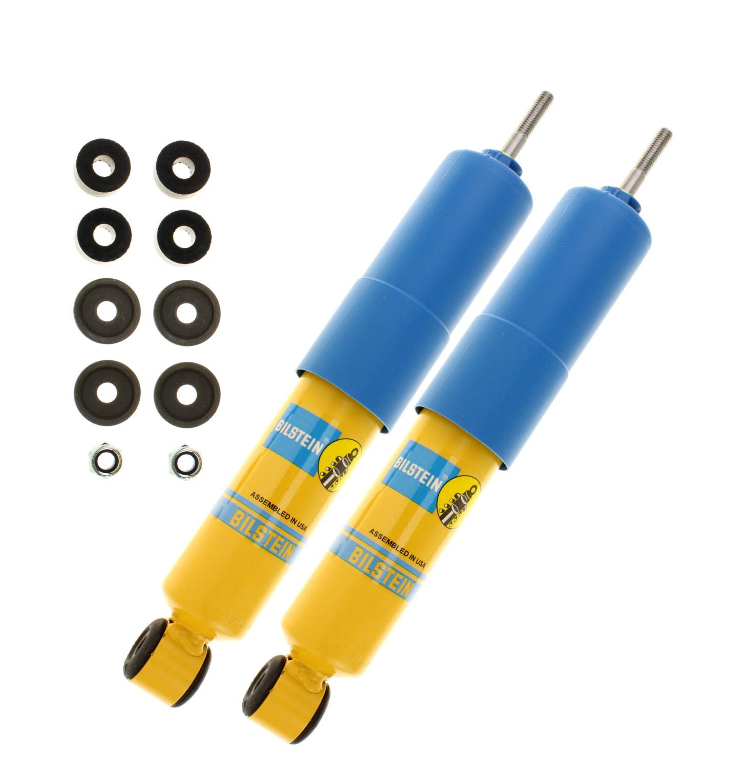 Bilstein B6 4600 Front Shock Absorbers Set of 2 - Compatible with Nissan Xterra & Frontier (0-3