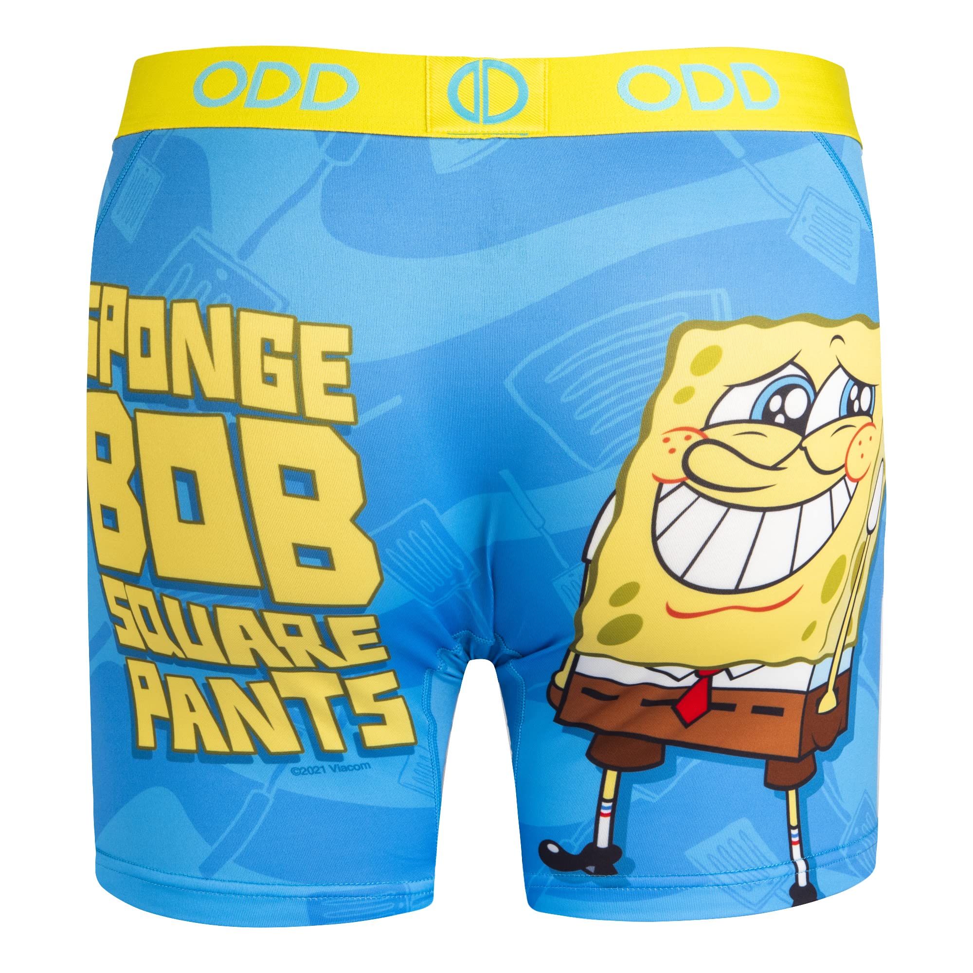 Funny SpongeBob Men's Boxer Briefs - Nickelodeon Cartoon Novelty Underwear for Comfort & Style - Perfect for Gifts, Cosplay, and Everyday Wear