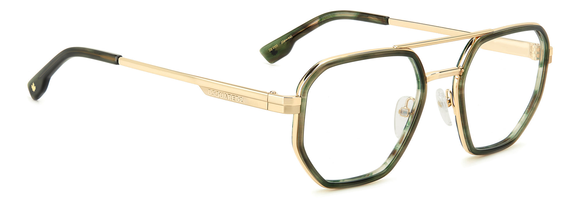 DSQUARED2 D2 0111 Sunglasses - Polarized UV Protection Aviator Style for Men & Women - Perfect for Driving, Travel and Outdoor Activities