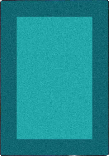 5'4 x 7'8 Teal Rectangle Area Rug - Soft All-Around Home Decor for Living Room, Bedroom & Office